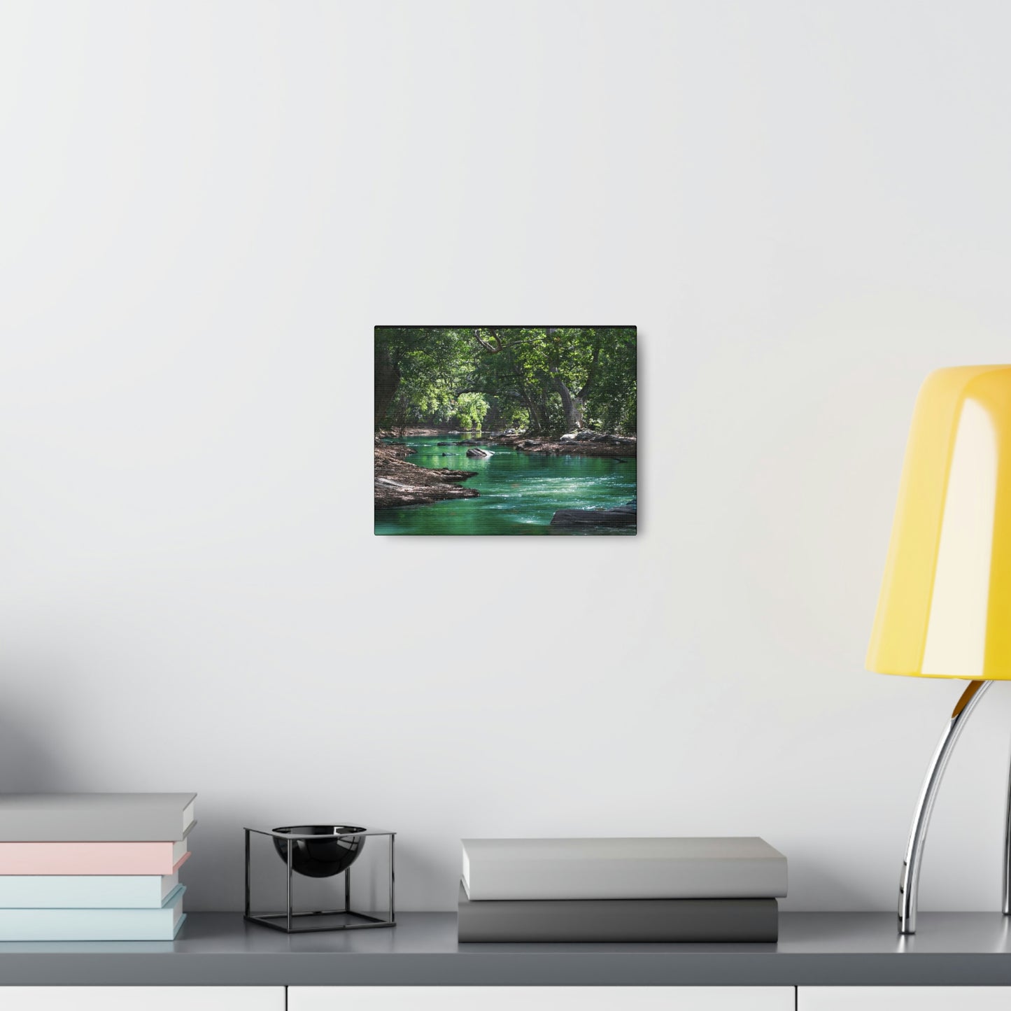 Scenic River - Forest - Canvas Gallery Wraps