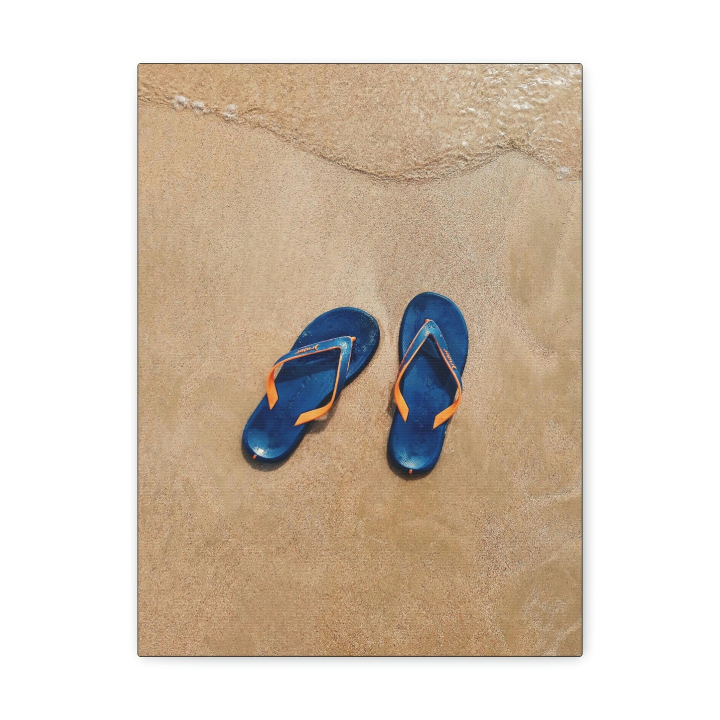 Beachin flip flops - Canvas Gallery Wraps