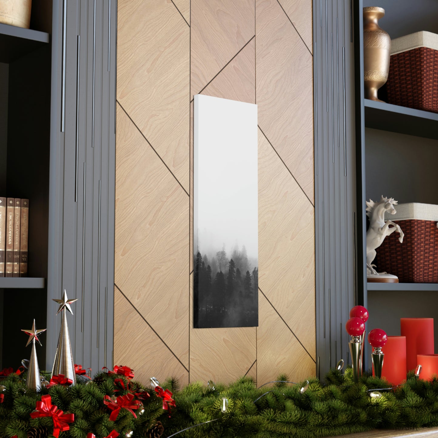B&W Forest - Canvas Gallery Wraps