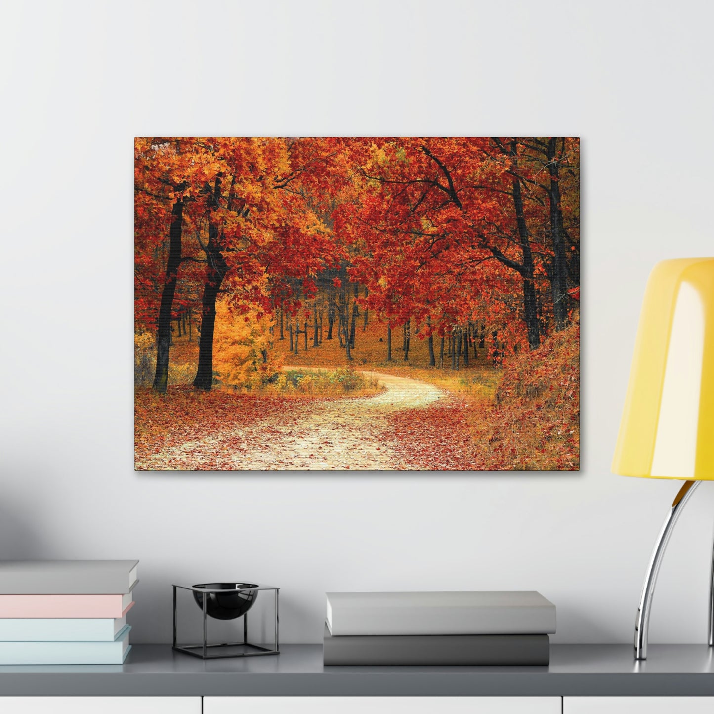 Fall Trail - Foliage forest - Canvas Gallery Wraps