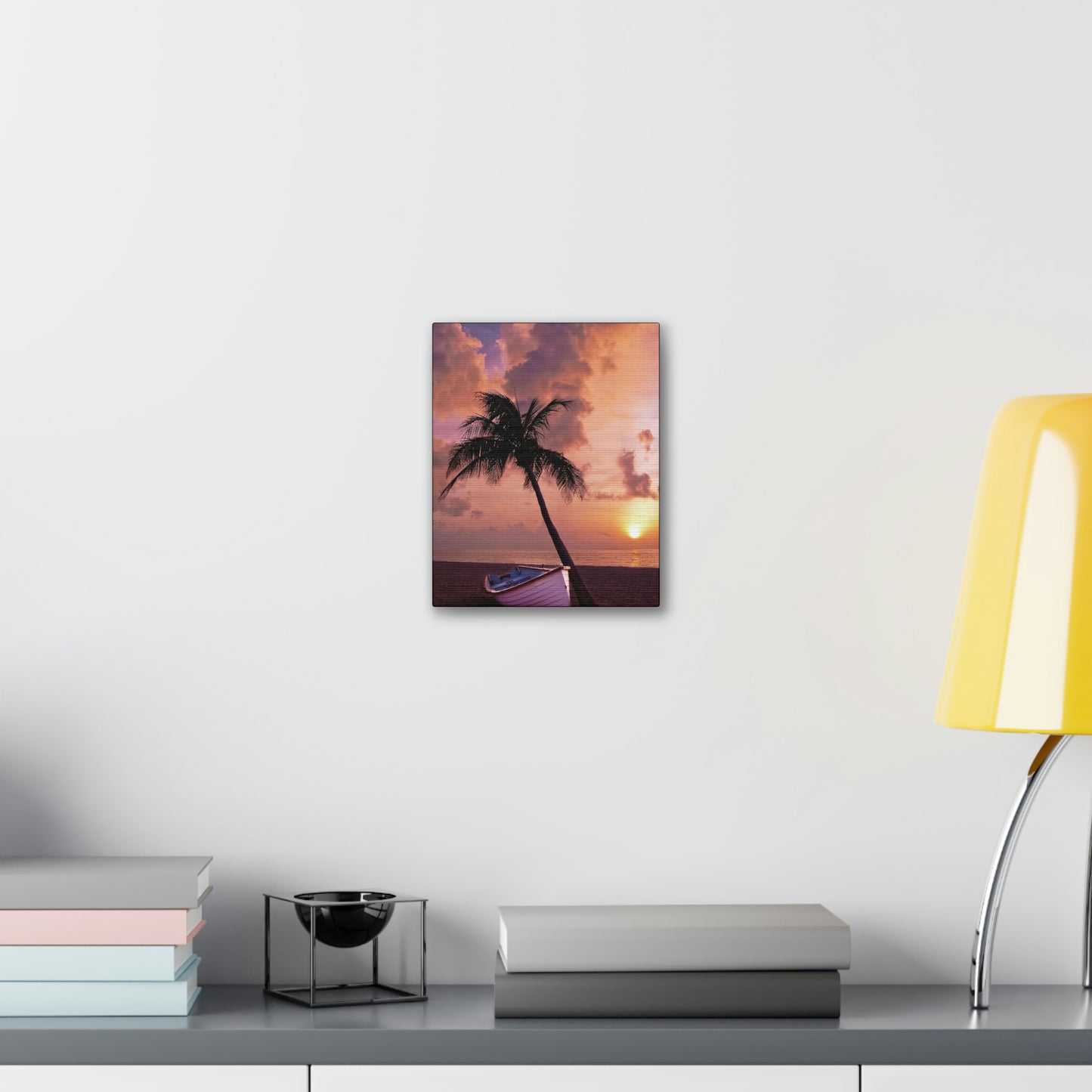 Beach Sunset Polyester Canvas
