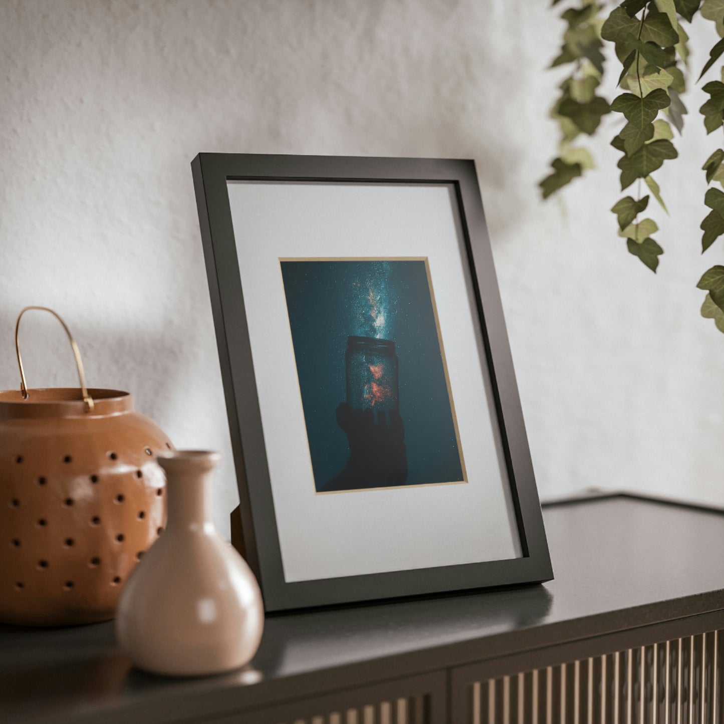 Star Catcher - Framed Posters, Black