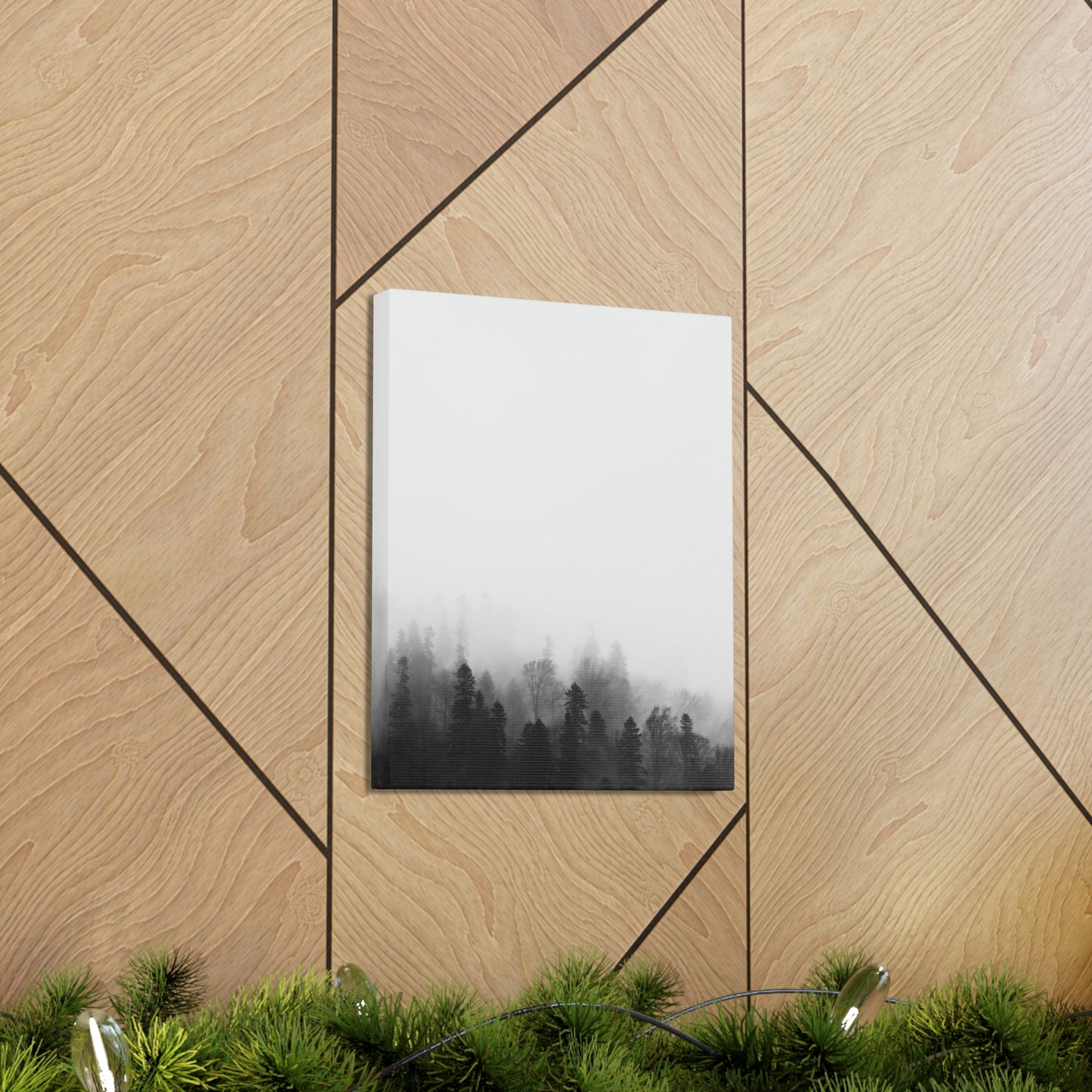 B&W Forest - Canvas Gallery Wraps