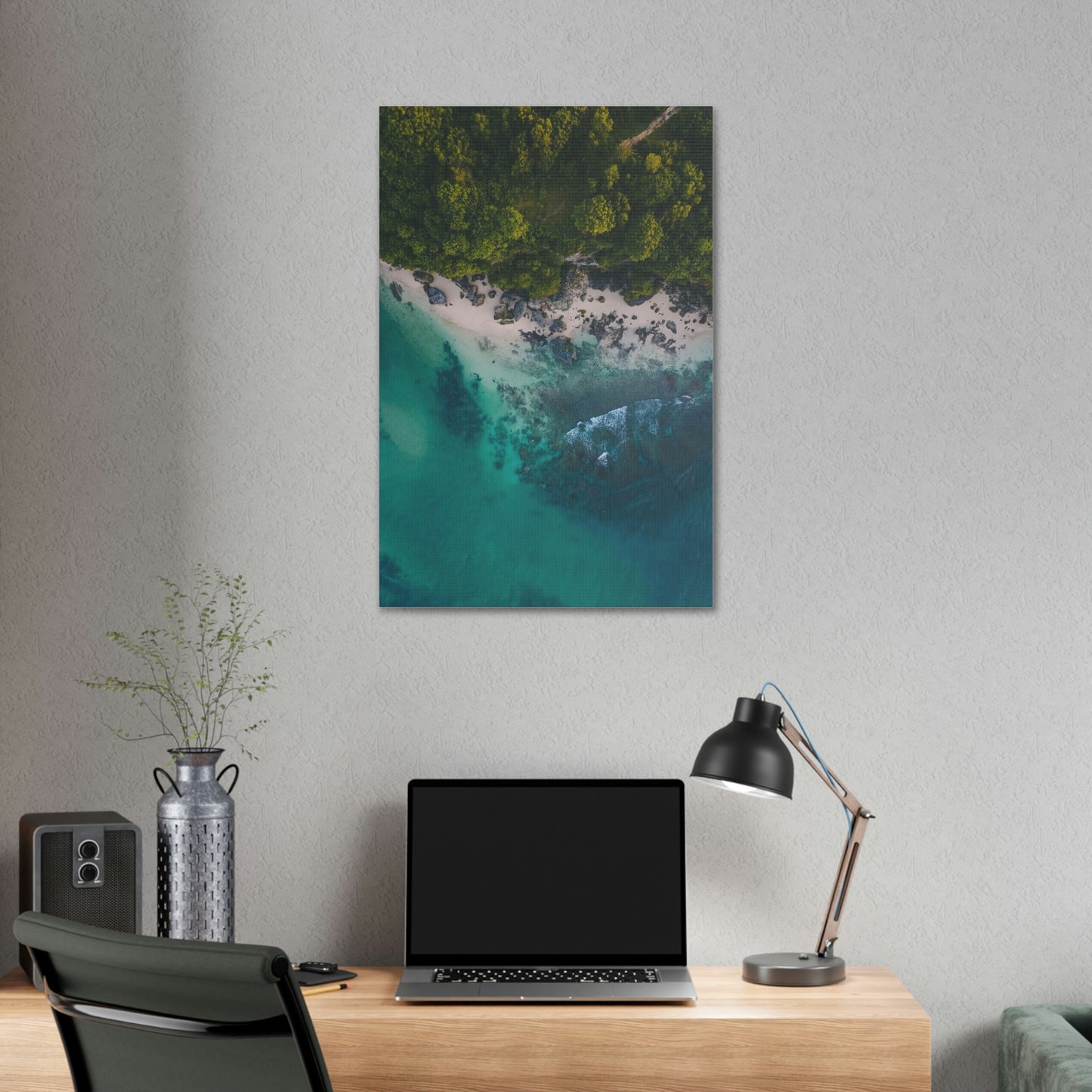 Ocean Waves - Polyester Canvas