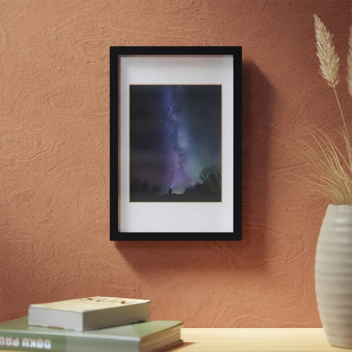 Star Gazer - Framed Posters, Black