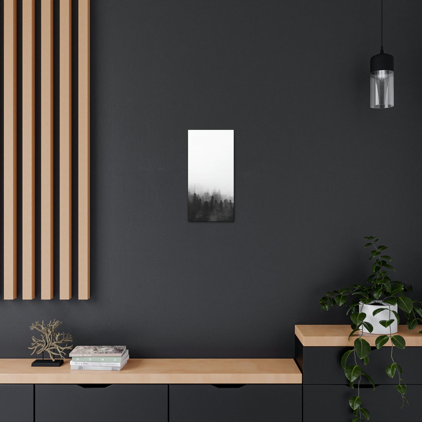 B&W Forest - Canvas Gallery Wraps