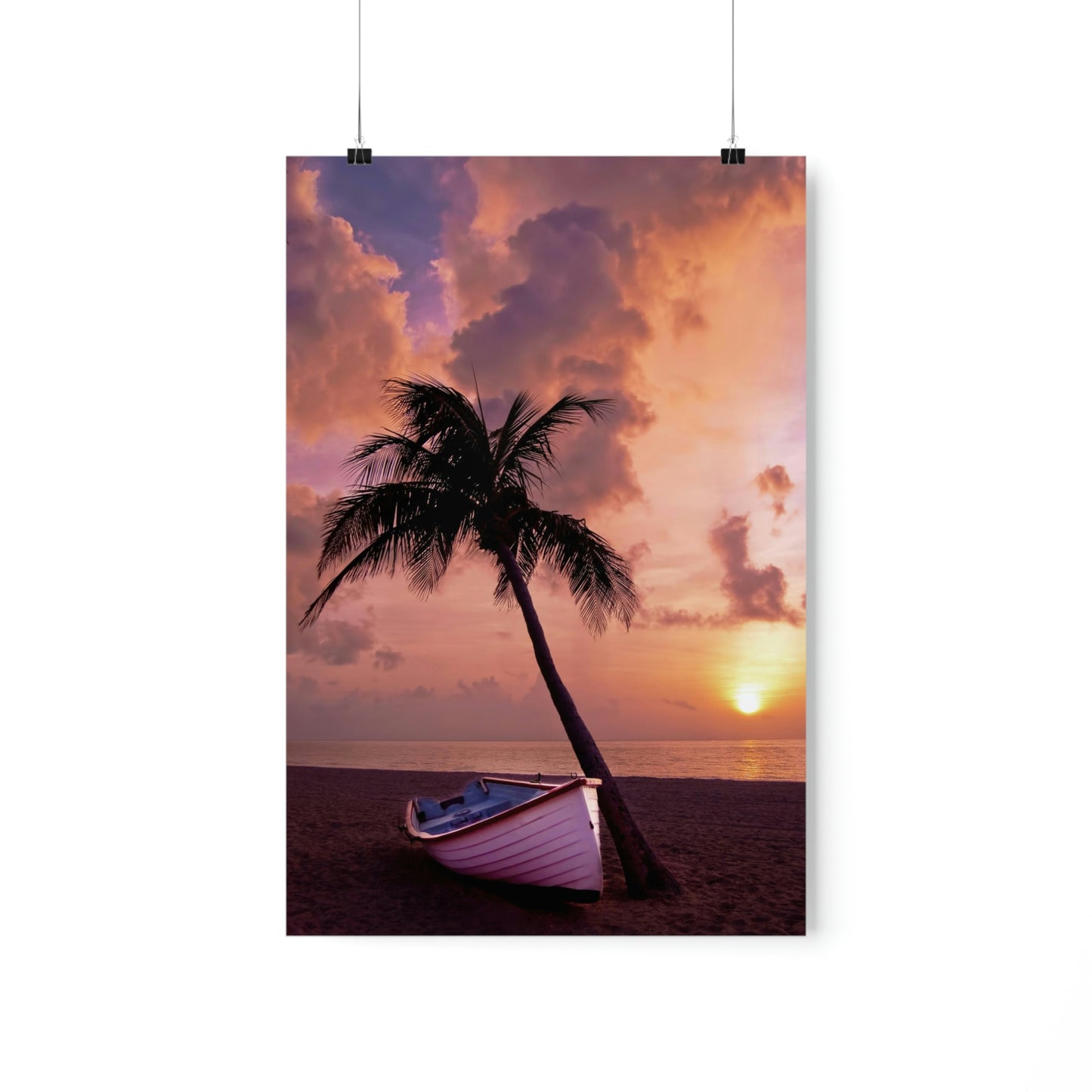Beach Sunset Premium Matte Vertical Posters