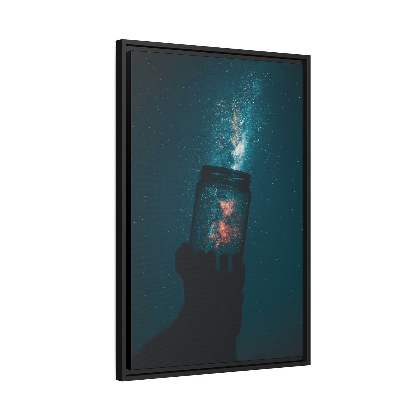 Star Catcher - Matte Canvas, Black Frame
