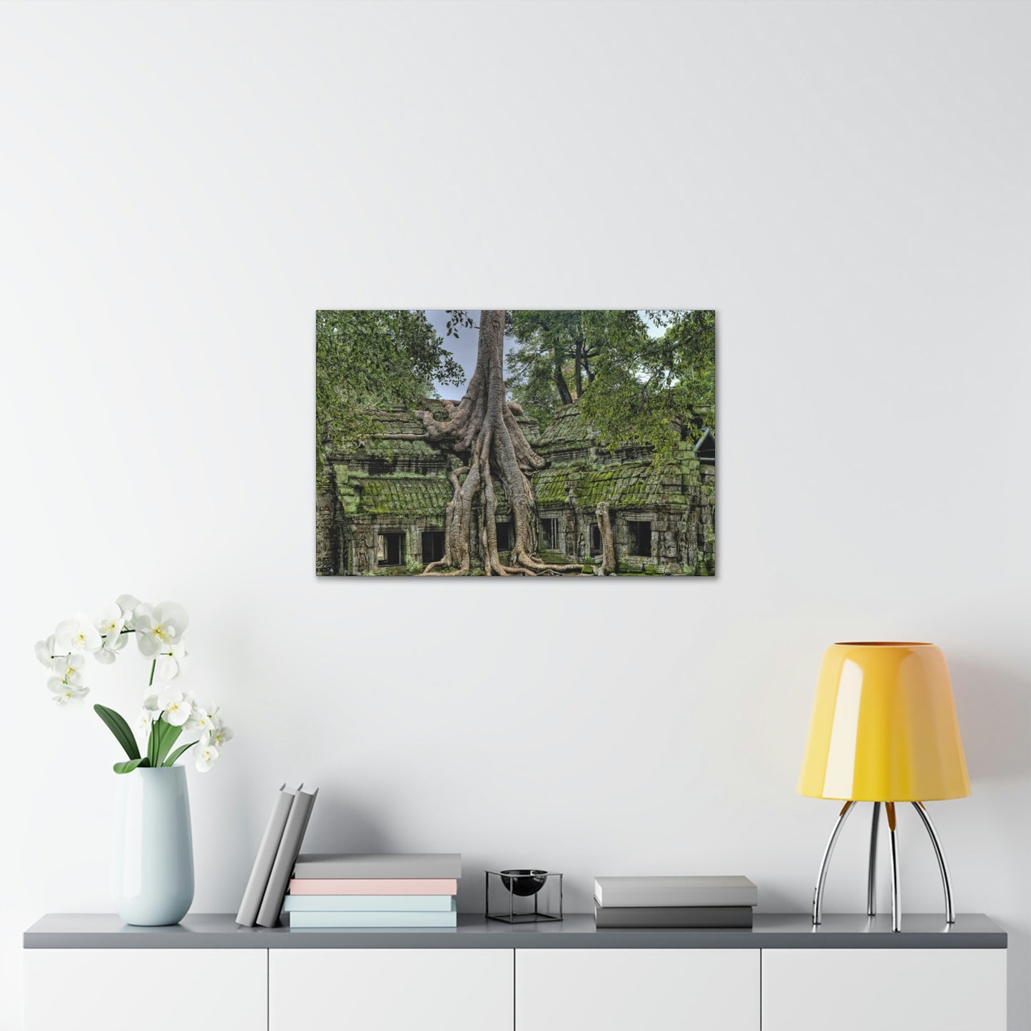 Jungle Temple - nature, trees Canvas Gallery Wraps