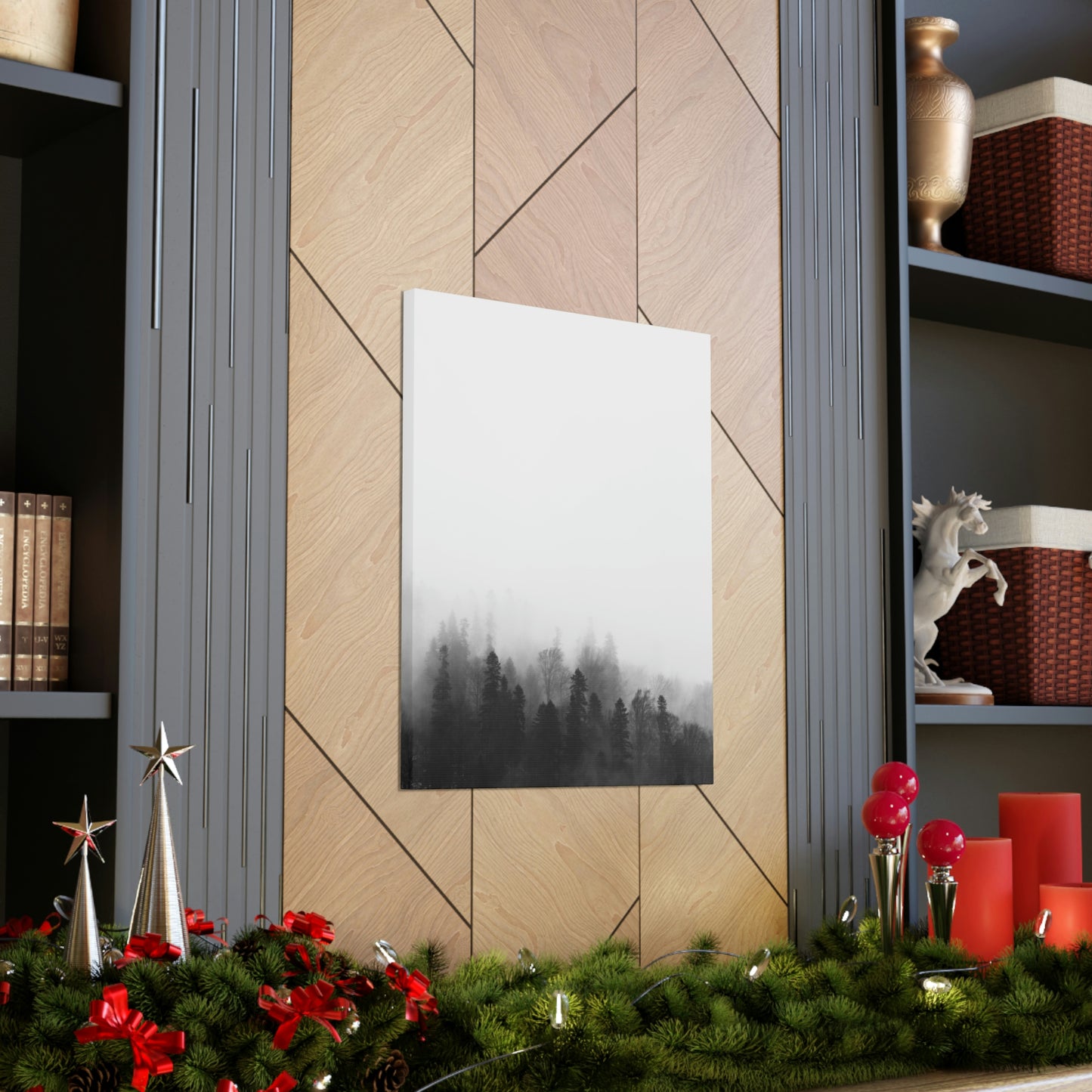 B&W Forest - Canvas Gallery Wraps