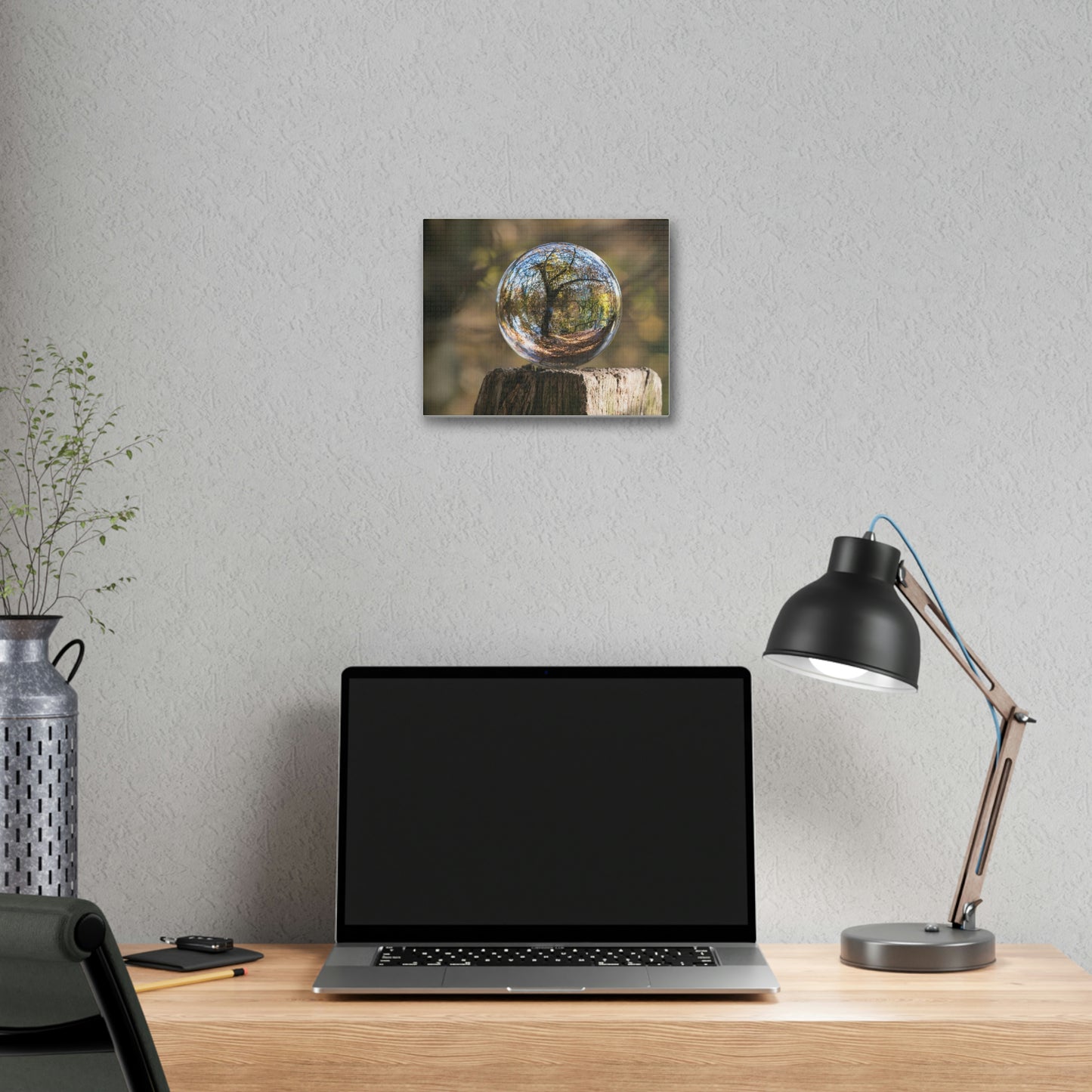 Forest, Globe, Trees, Nature, Forest Globe - Polyester Canvas