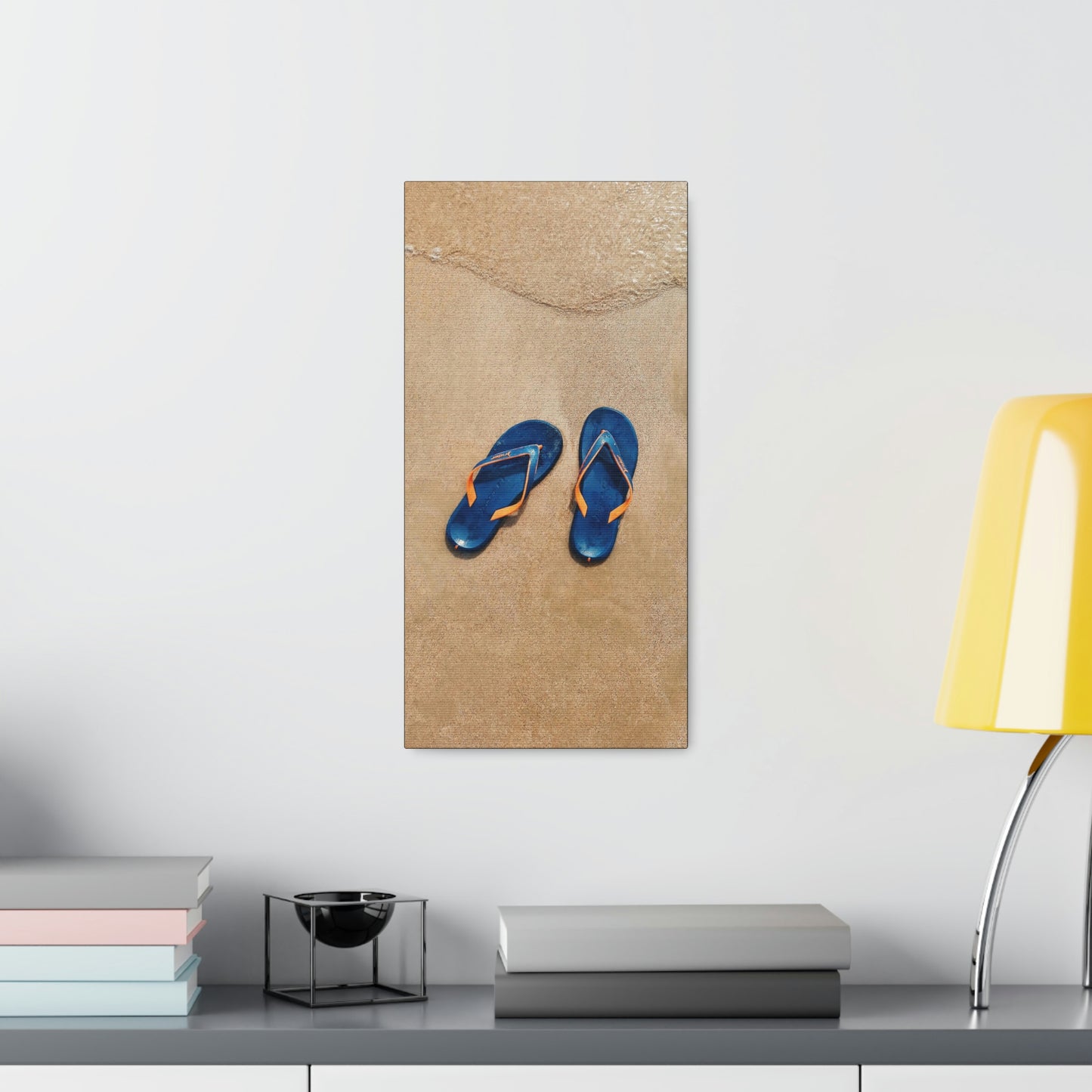 Beachin flip flops - Canvas Gallery Wraps