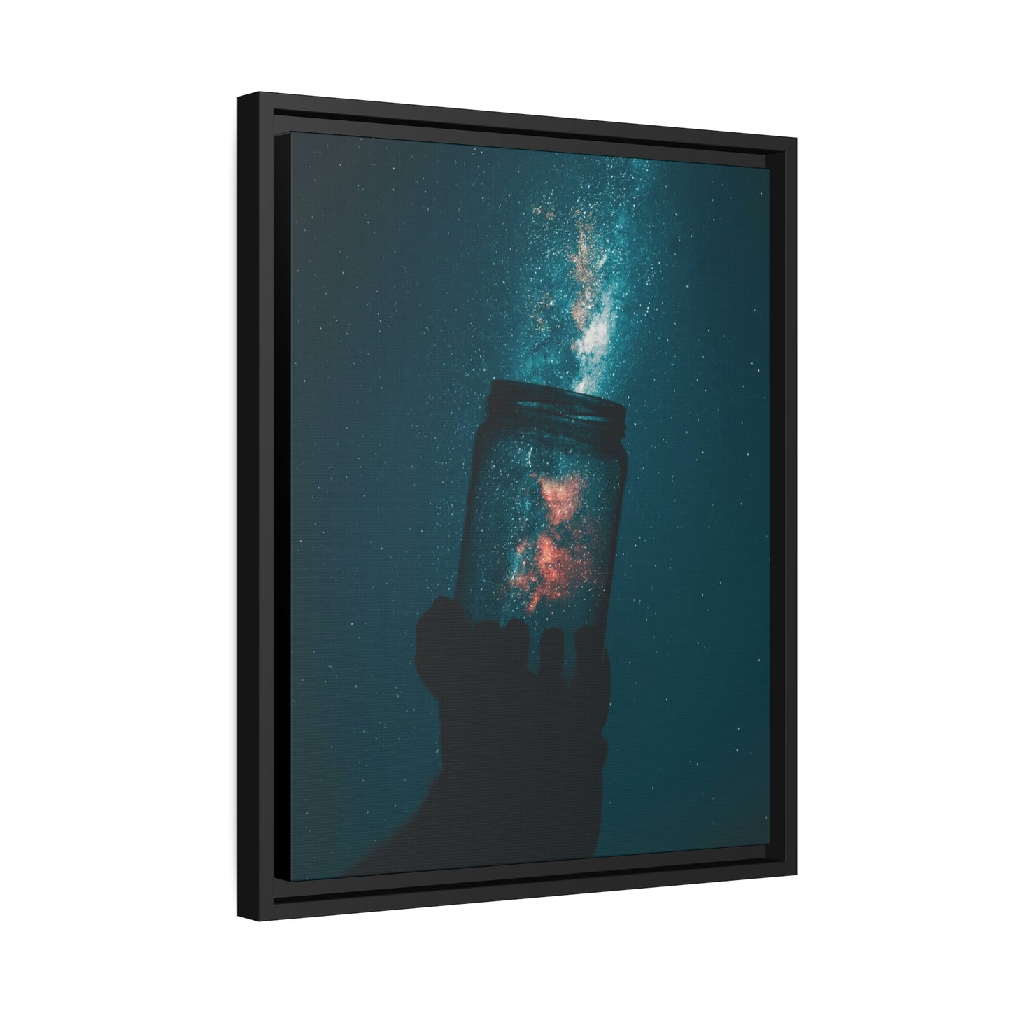Star Catcher - Matte Canvas, Black Frame