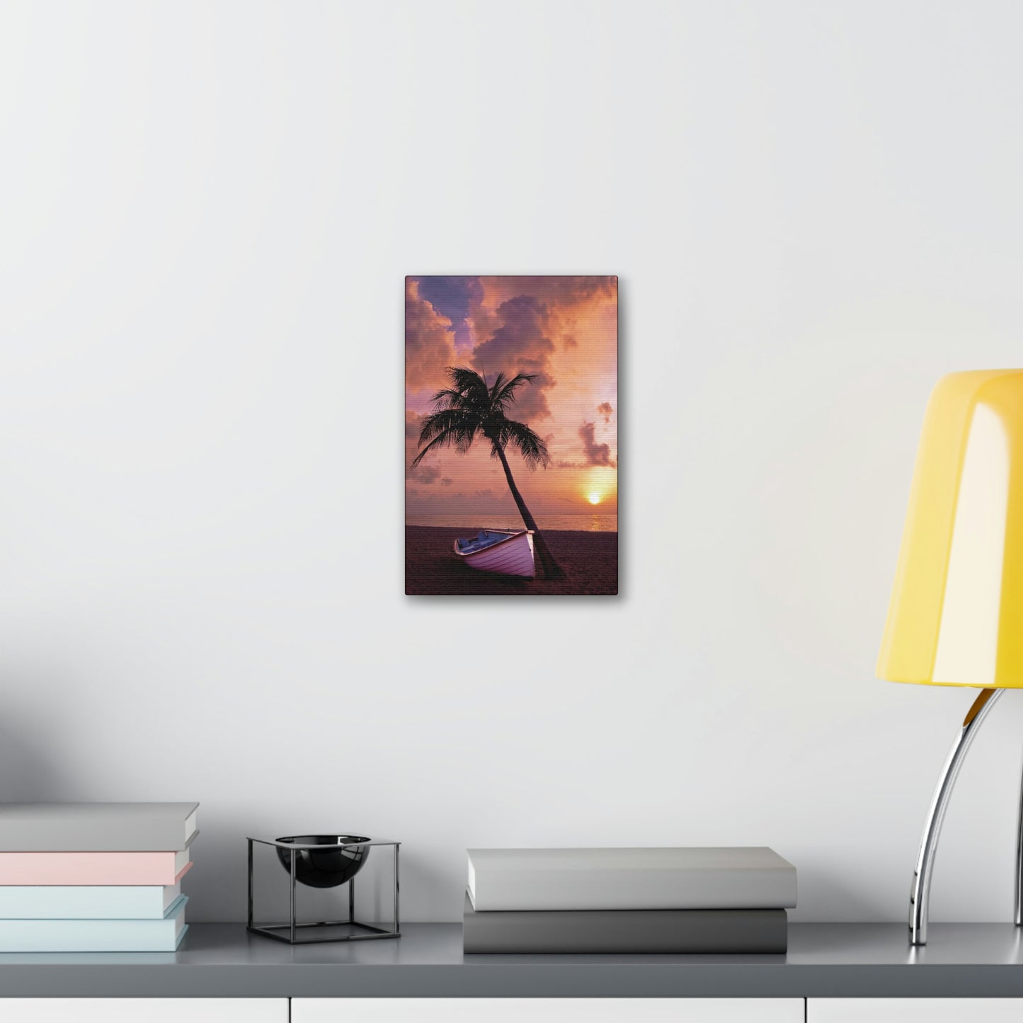 Beach Sunset Polyester Canvas