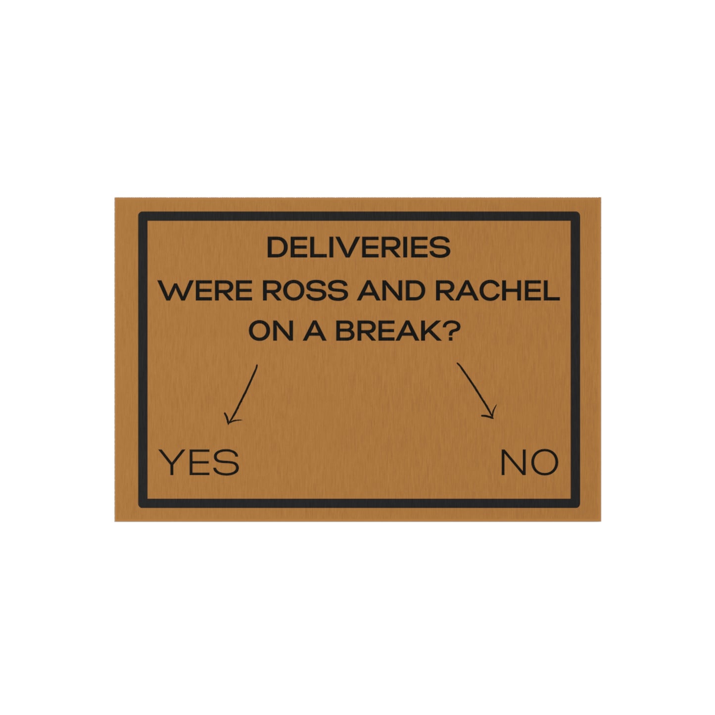 On a Break - Outdoor Rug (light brown)