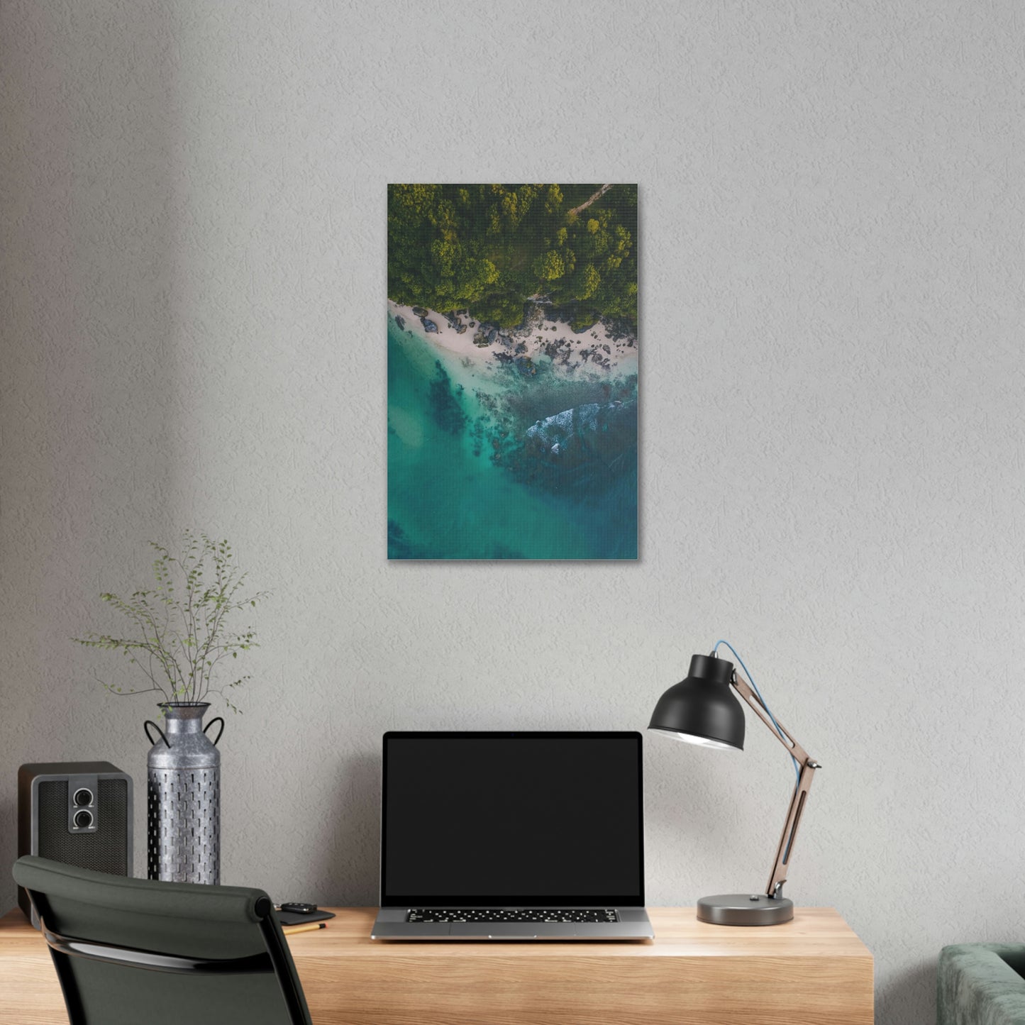 Ocean Waves - Polyester Canvas