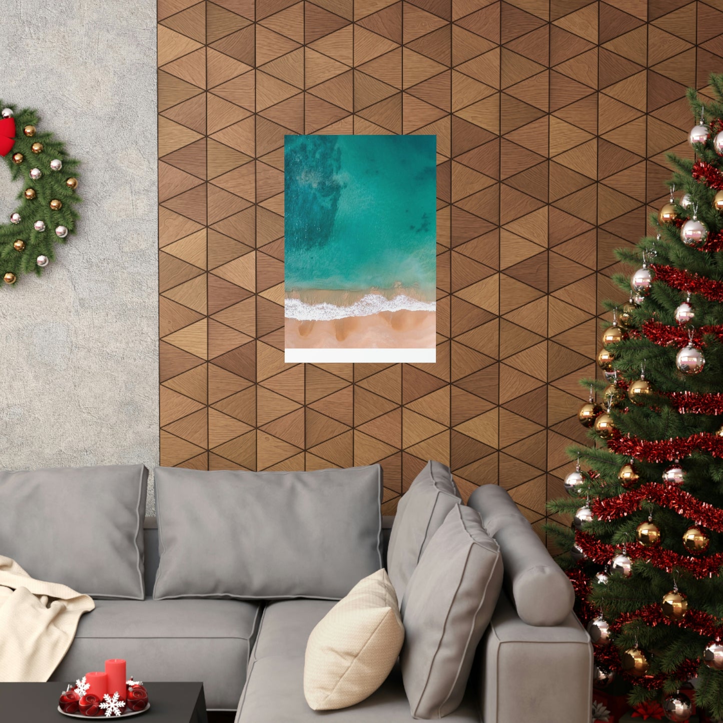Beach Waves Matte Vertical Posters