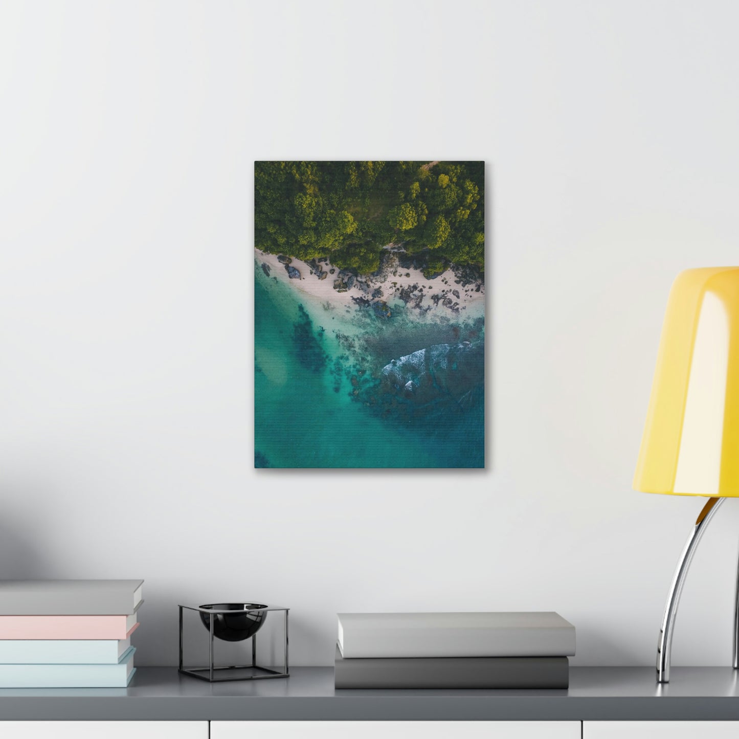 Ocean Waves - Polyester Canvas