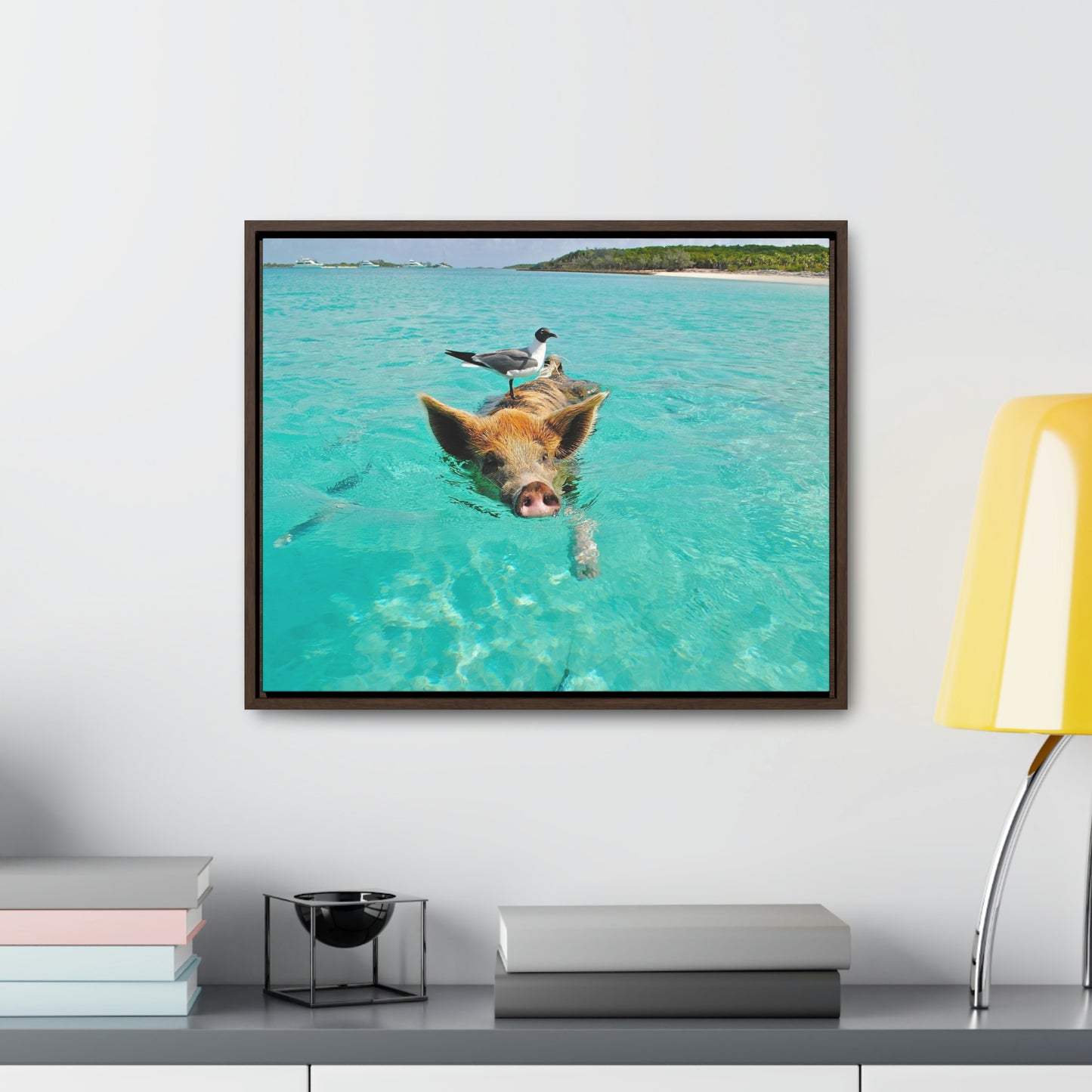 Ocean hog - Gallery Canvas Wraps, Horizontal Frame