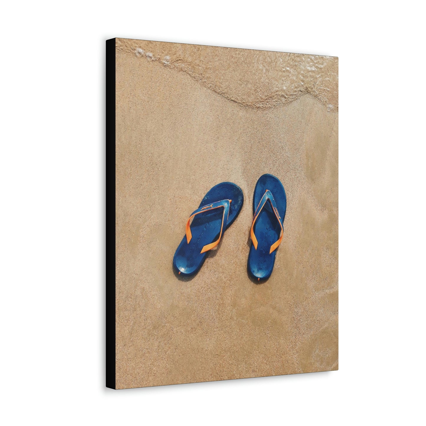 Beachin flip flops - Canvas Gallery Wraps