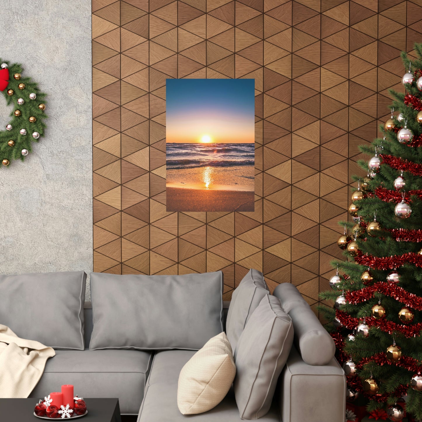 Beach Sunset Premium Matte Vertical Posters