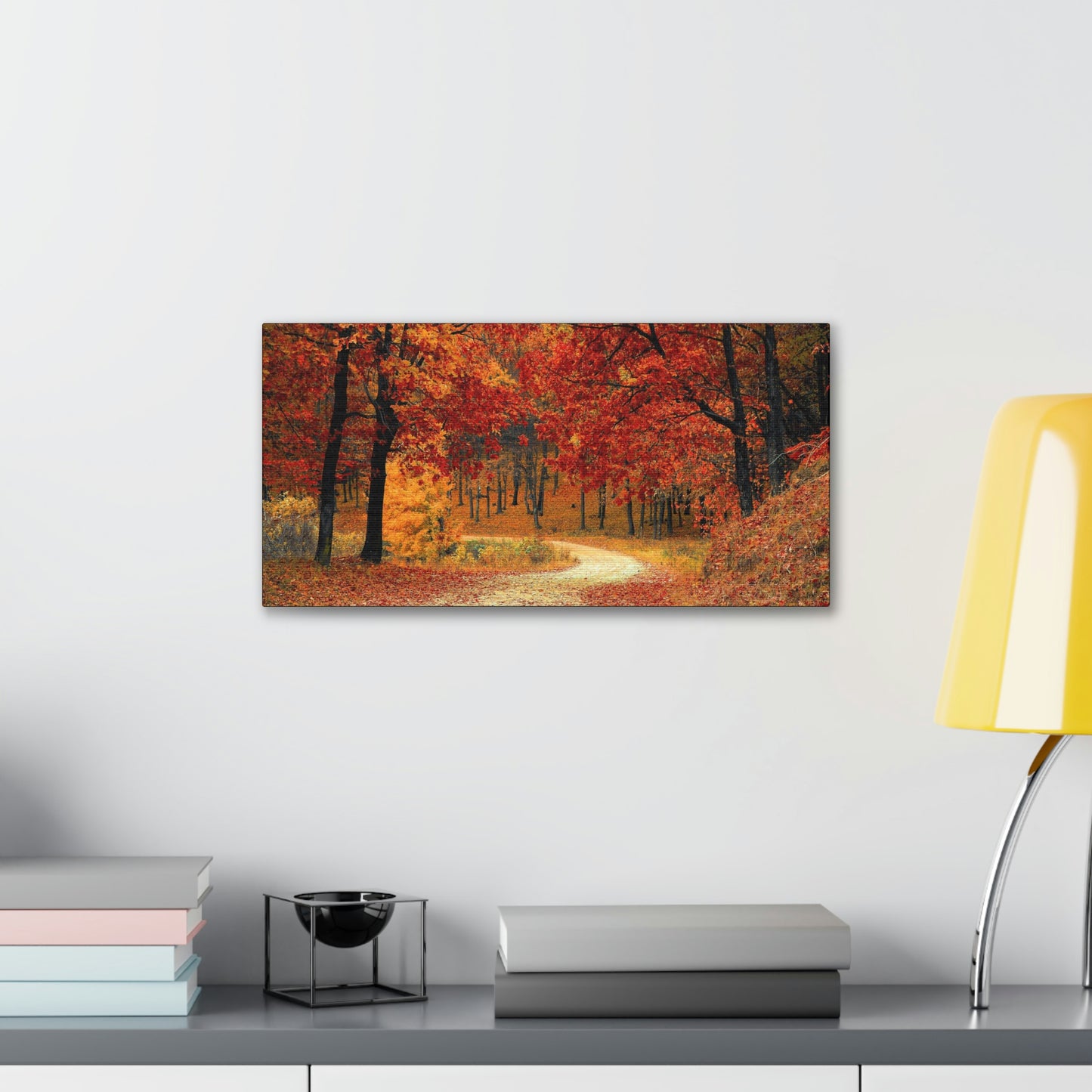 Fall Trail - Foliage forest - Canvas Gallery Wraps