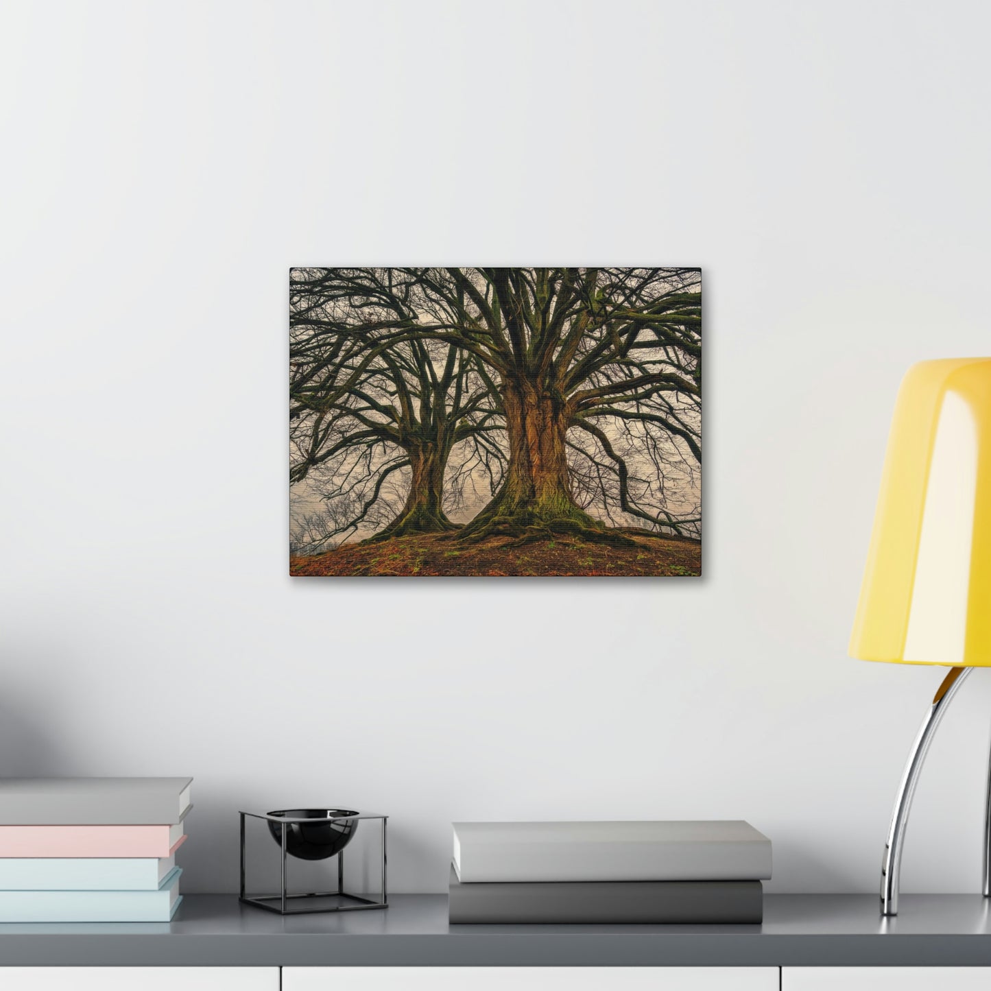 Dark Trees - Nature, Trees, Dark Canvas Gallery Wraps