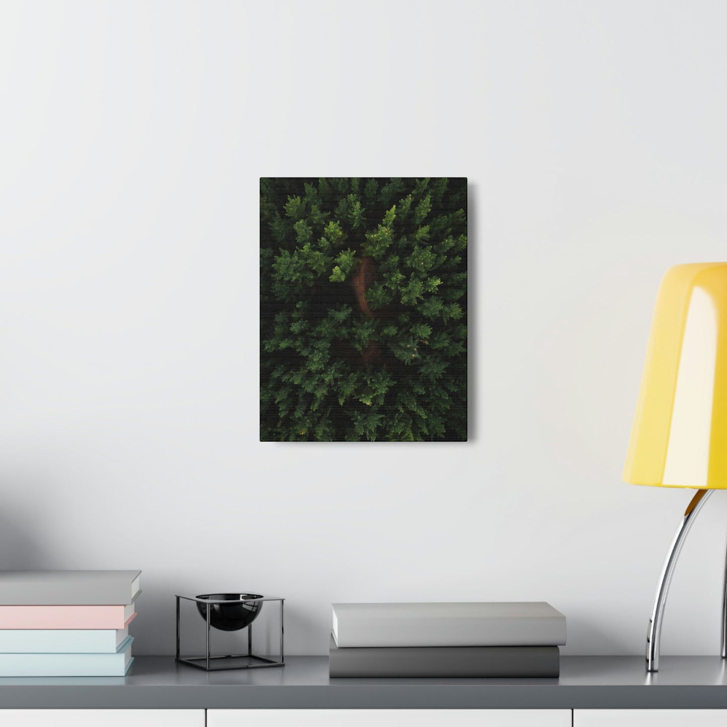 Forest eagle-view - Canvas Gallery Wraps