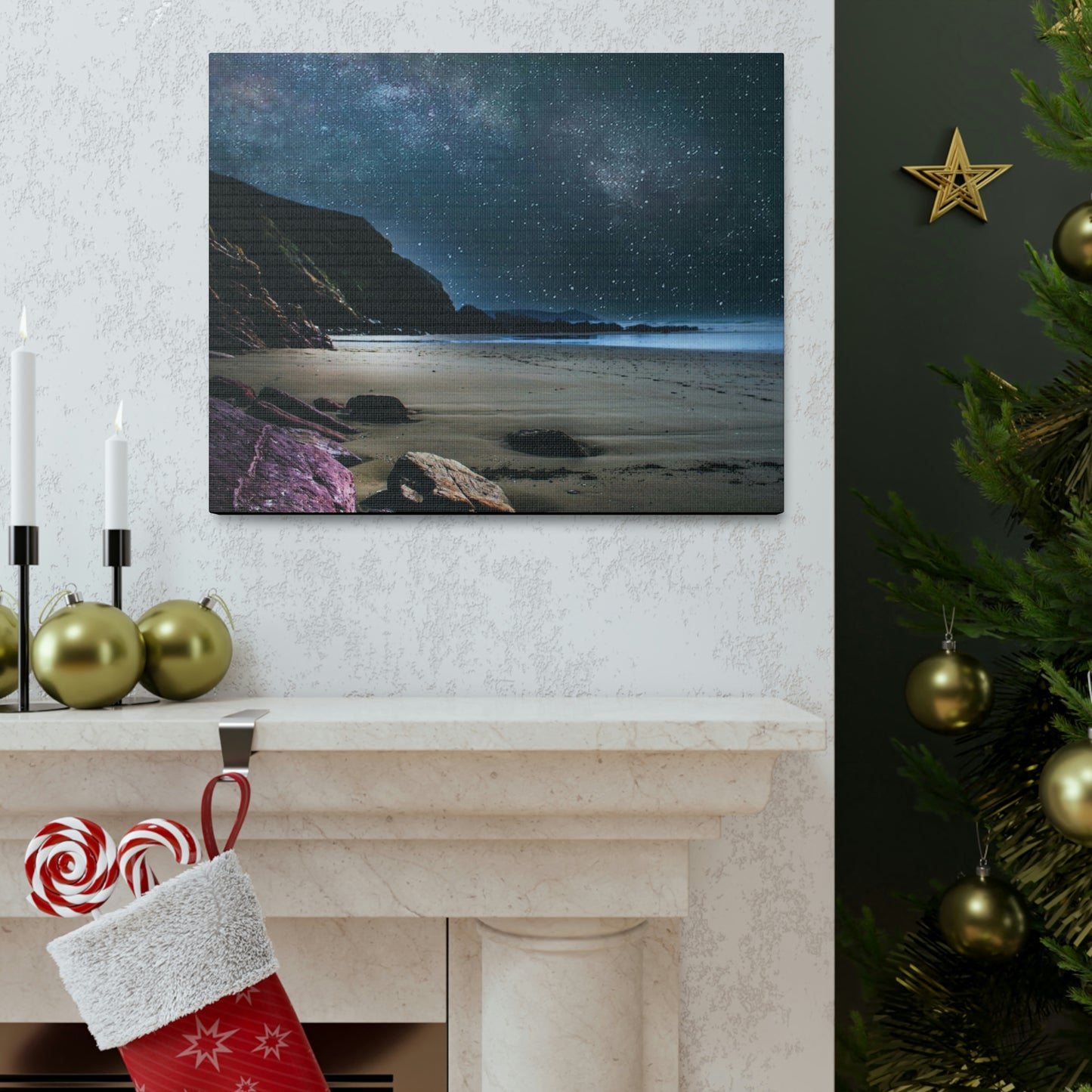 Starry Ocean  - Canvas Gallery Wraps
