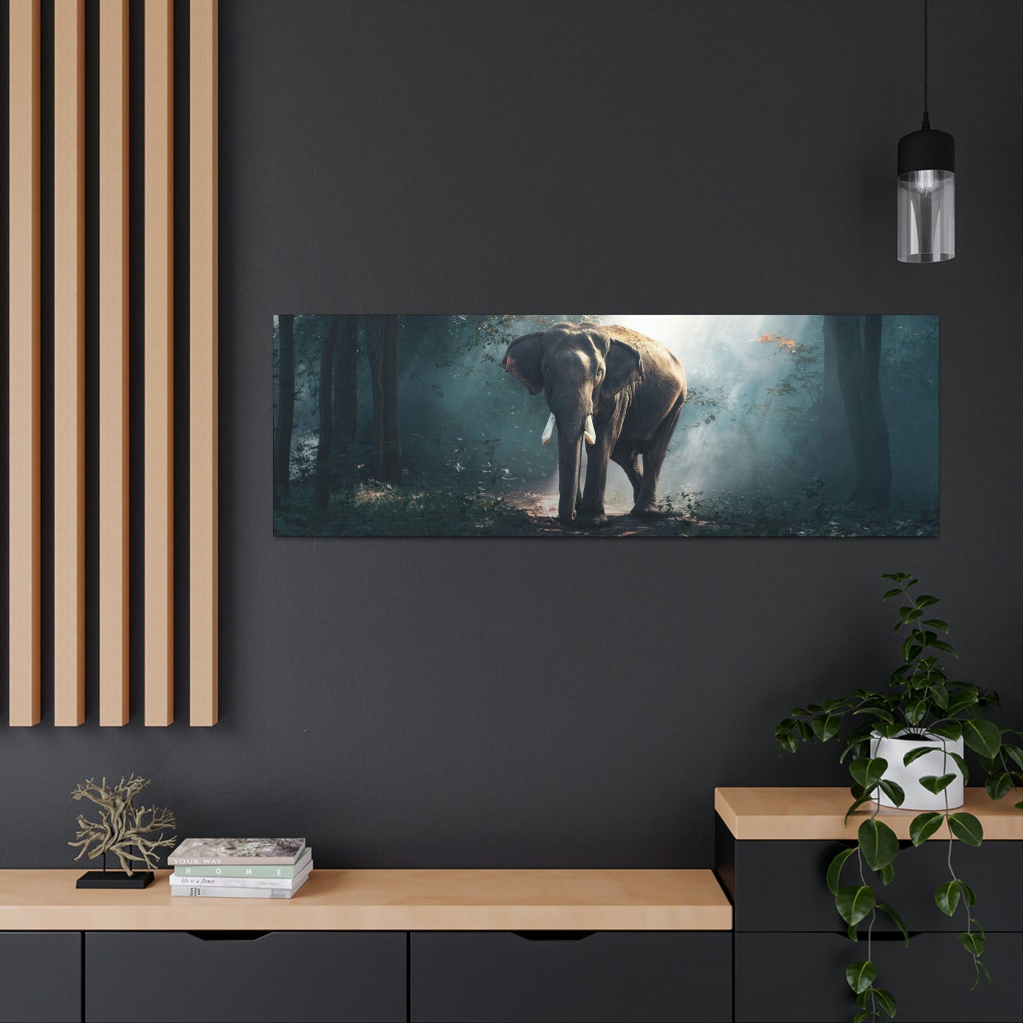 Elephant - Nature, Jungle Canvas Gallery Wraps