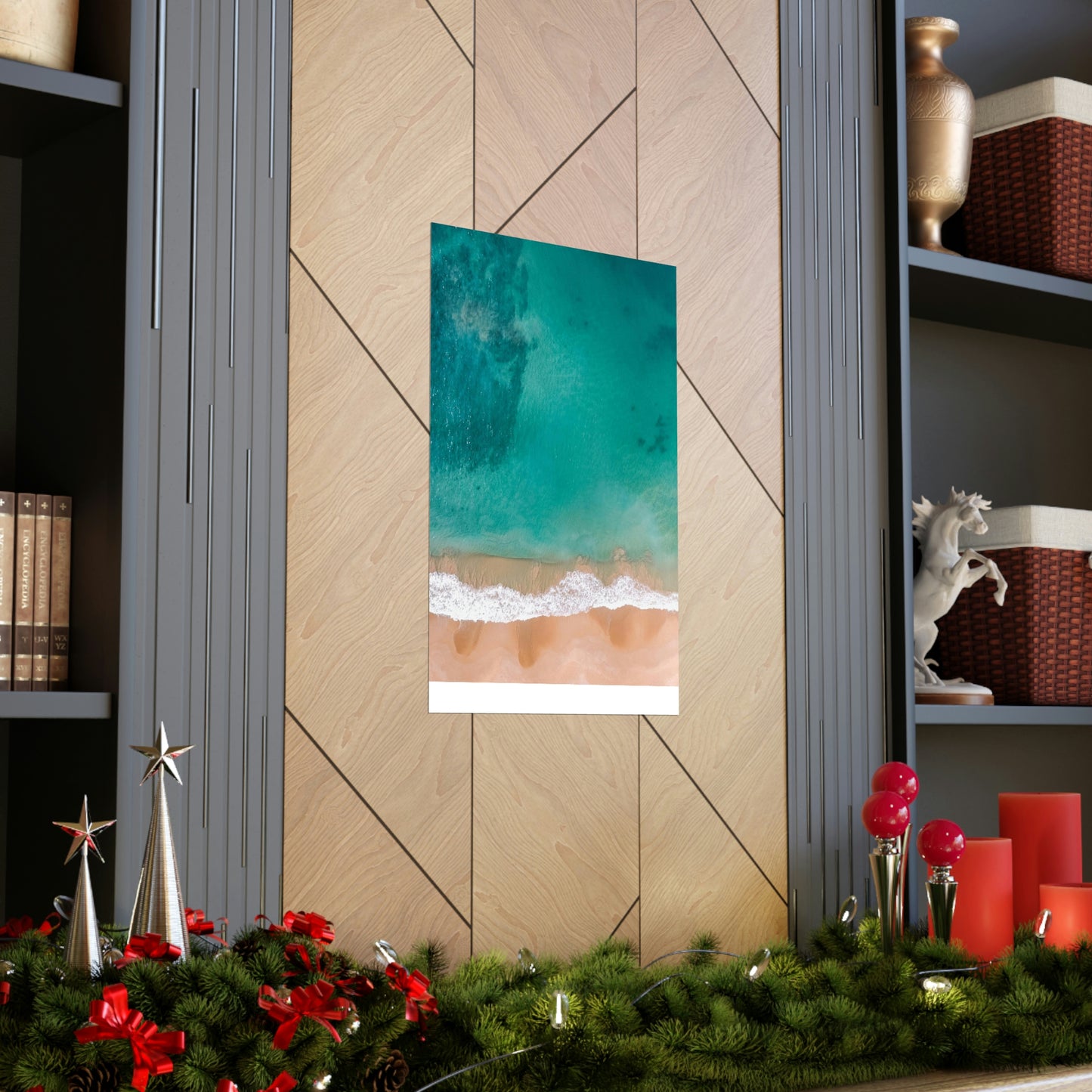 Beach Waves Matte Vertical Posters