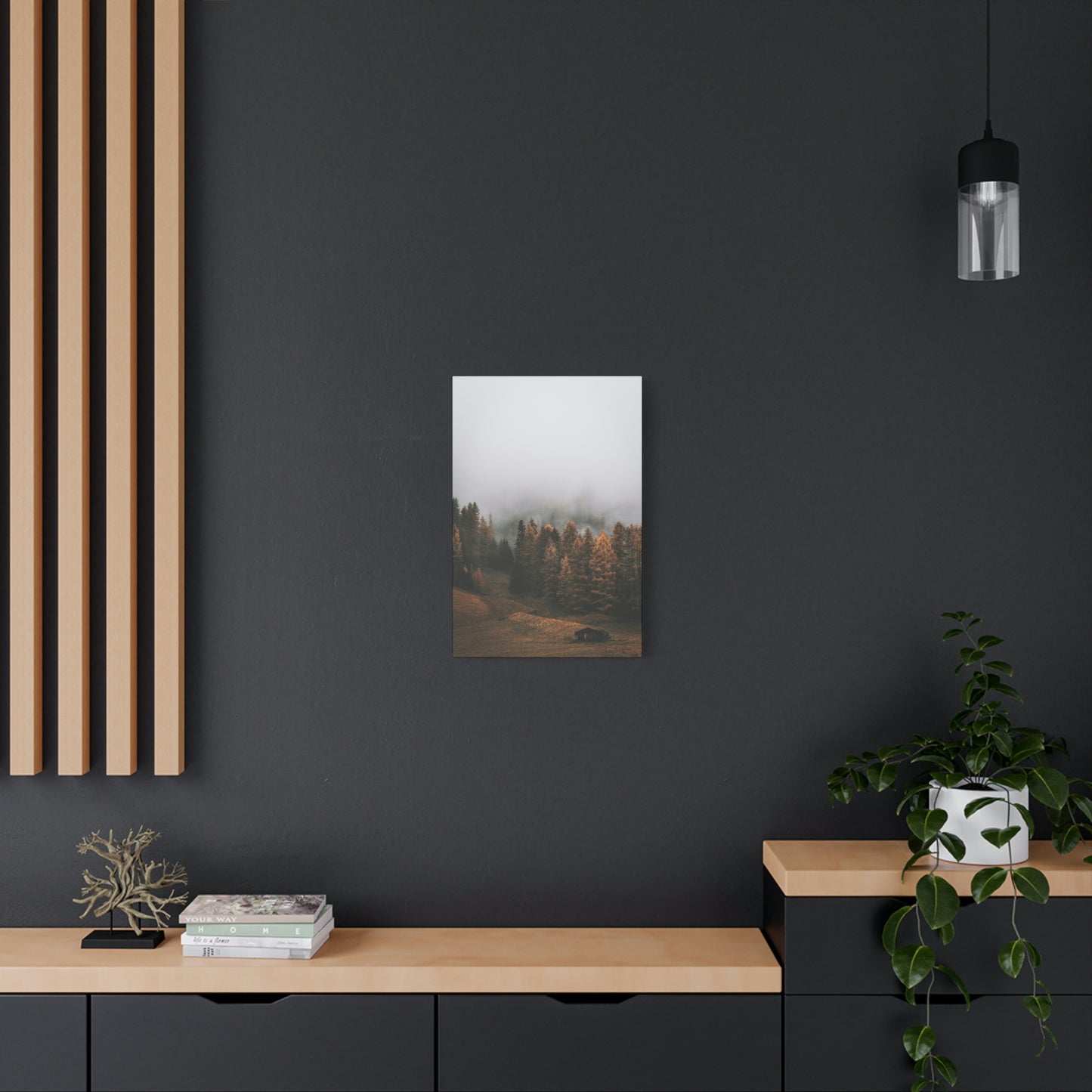 Smokey Mountains, Forest, Fog - Classic Canvas