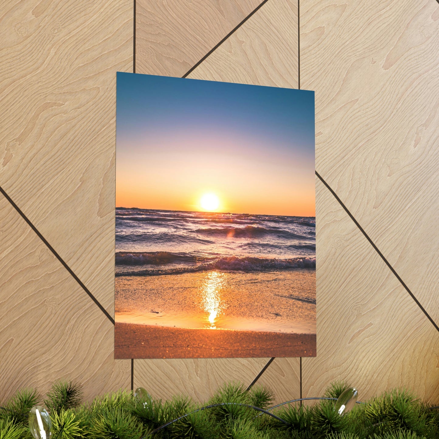 Beach Sunset Premium Matte Vertical Posters