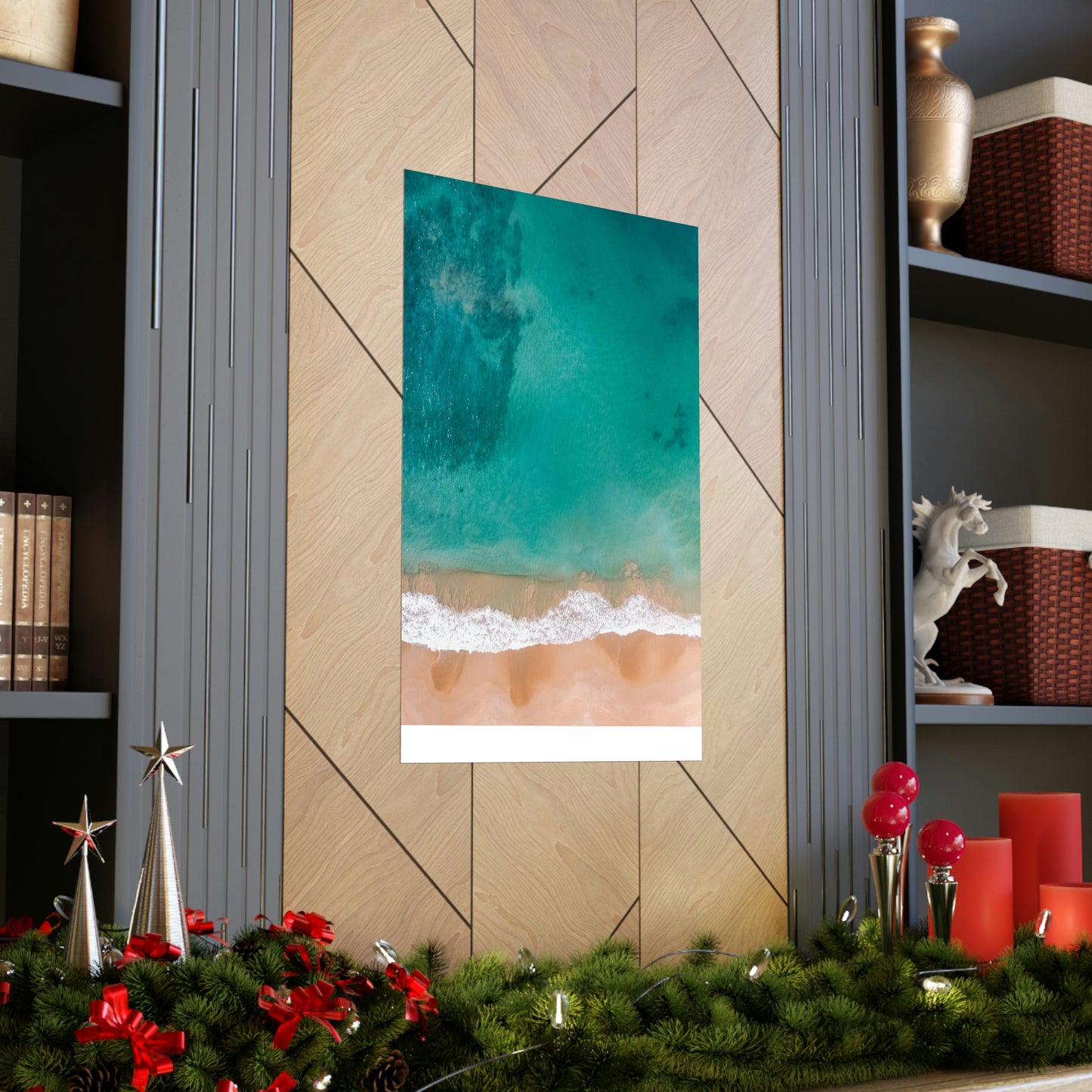 Beach Waves Matte Vertical Posters