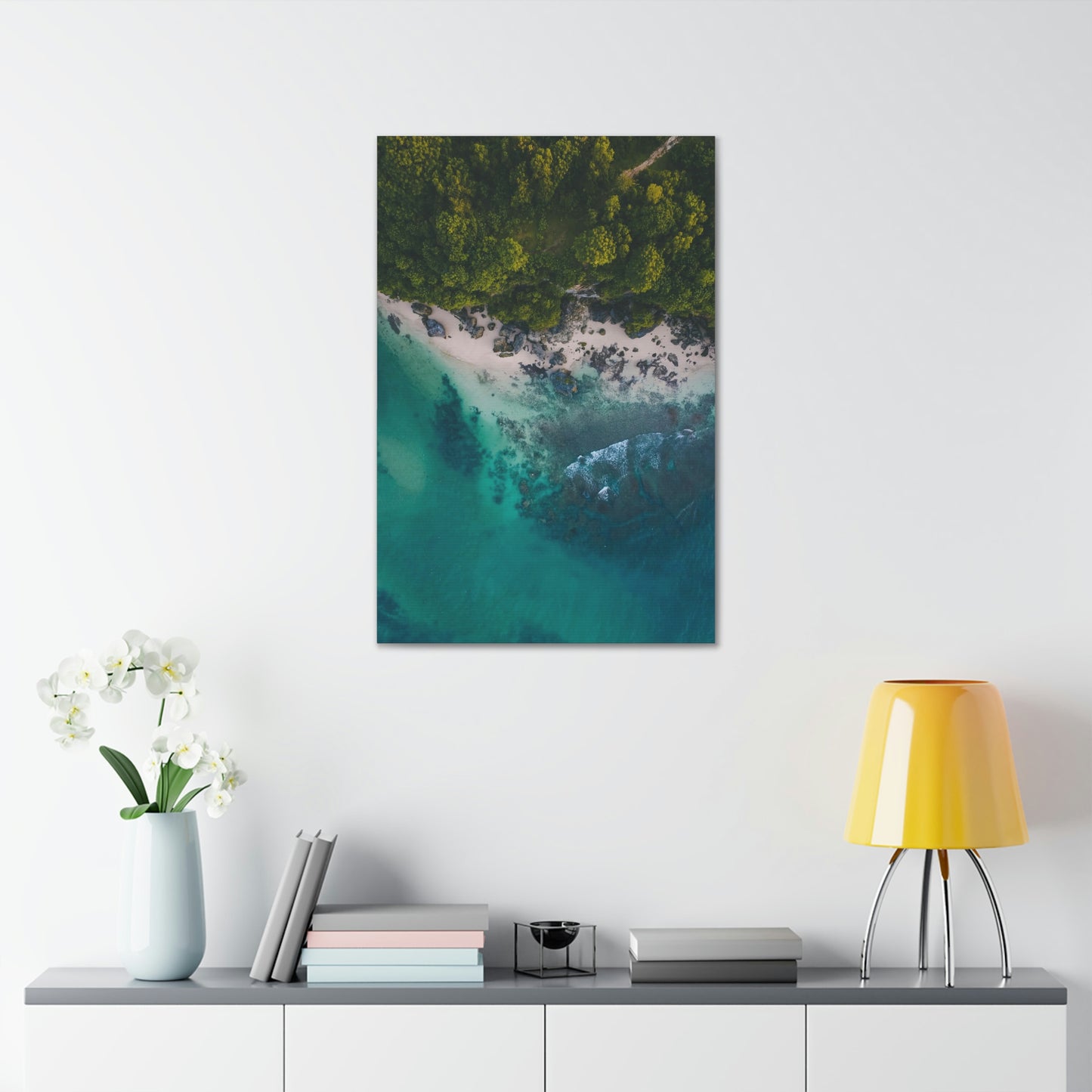 Ocean Waves - Polyester Canvas