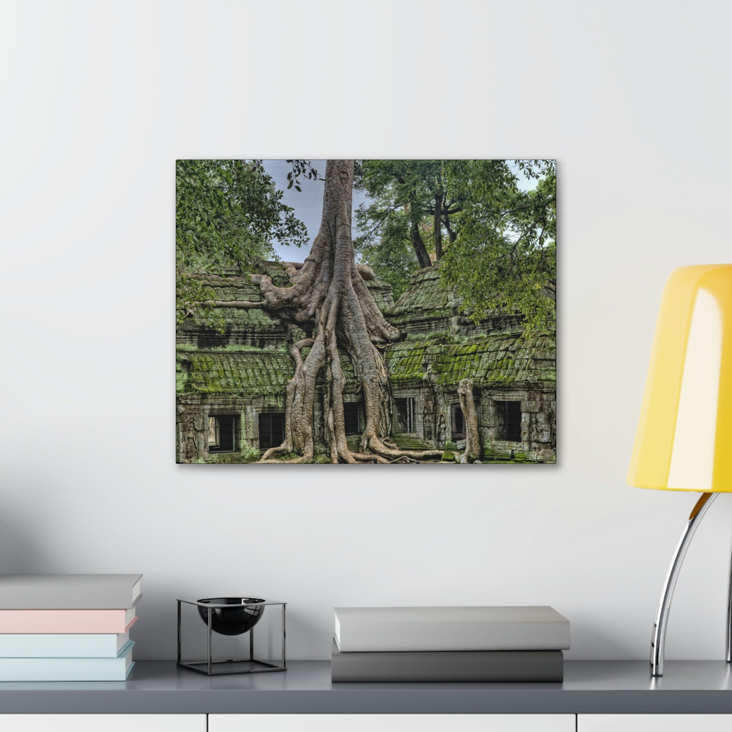 Jungle Temple - nature, trees Canvas Gallery Wraps
