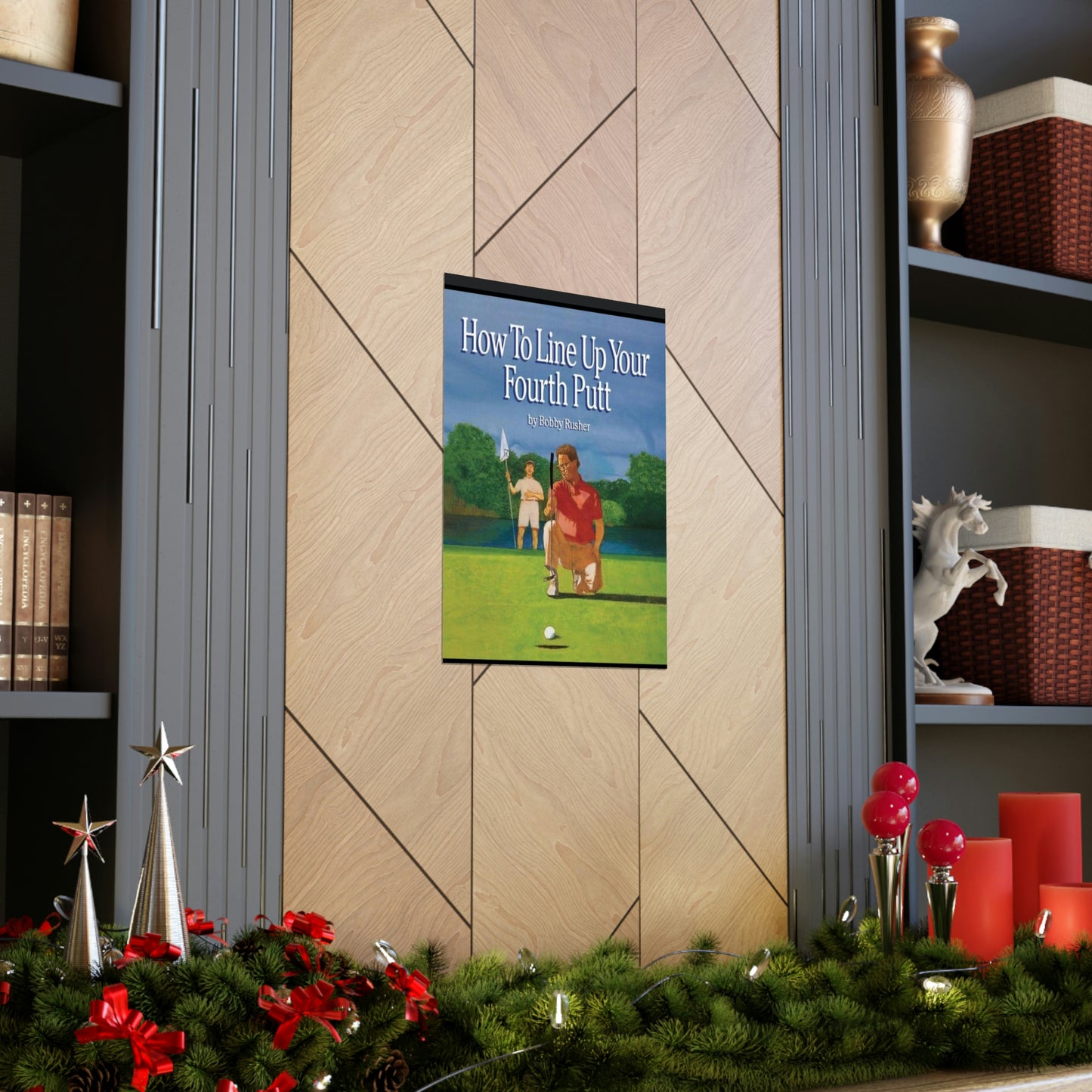 How to Line Up Your fourth Putt - Matte Vertical Posters