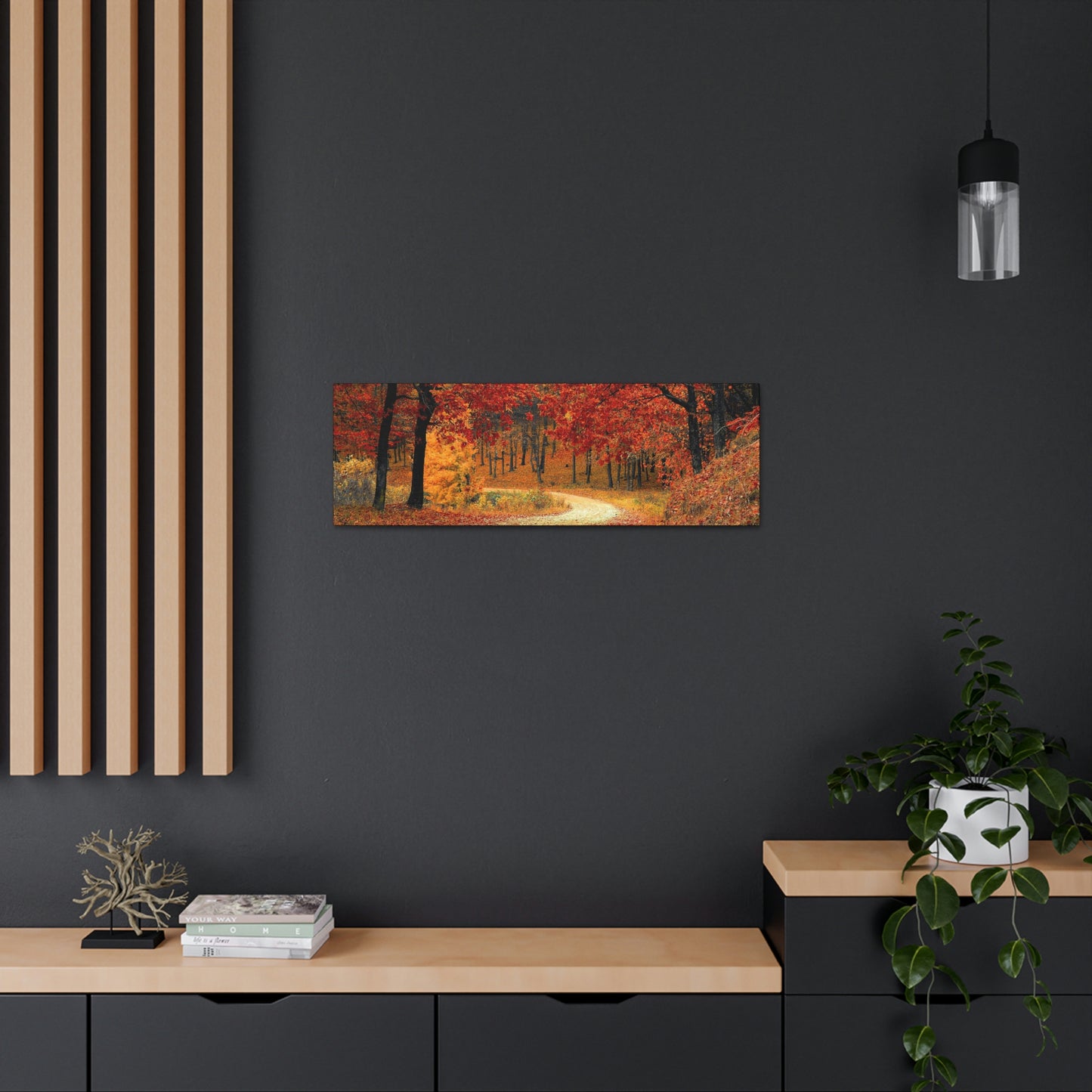 Fall Trail - Foliage forest - Canvas Gallery Wraps