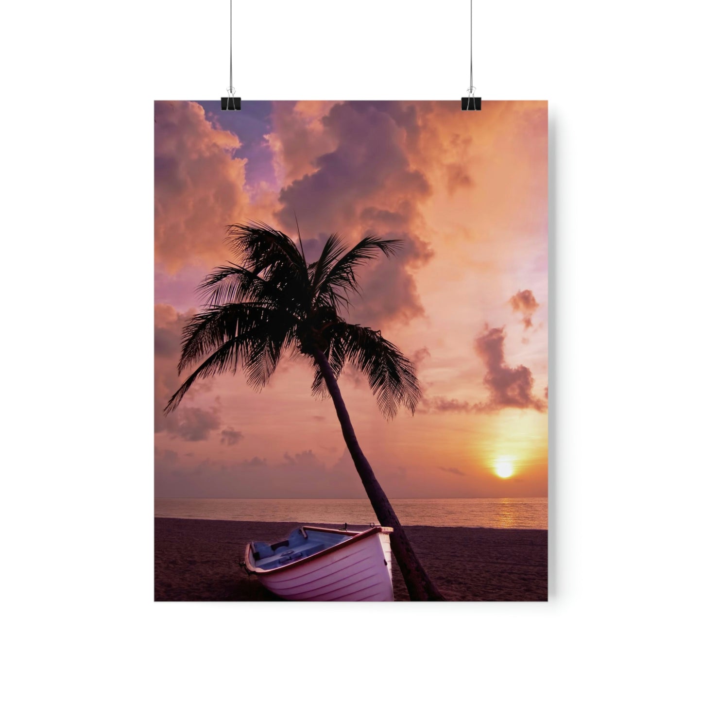 Beach Sunset Premium Matte Vertical Posters