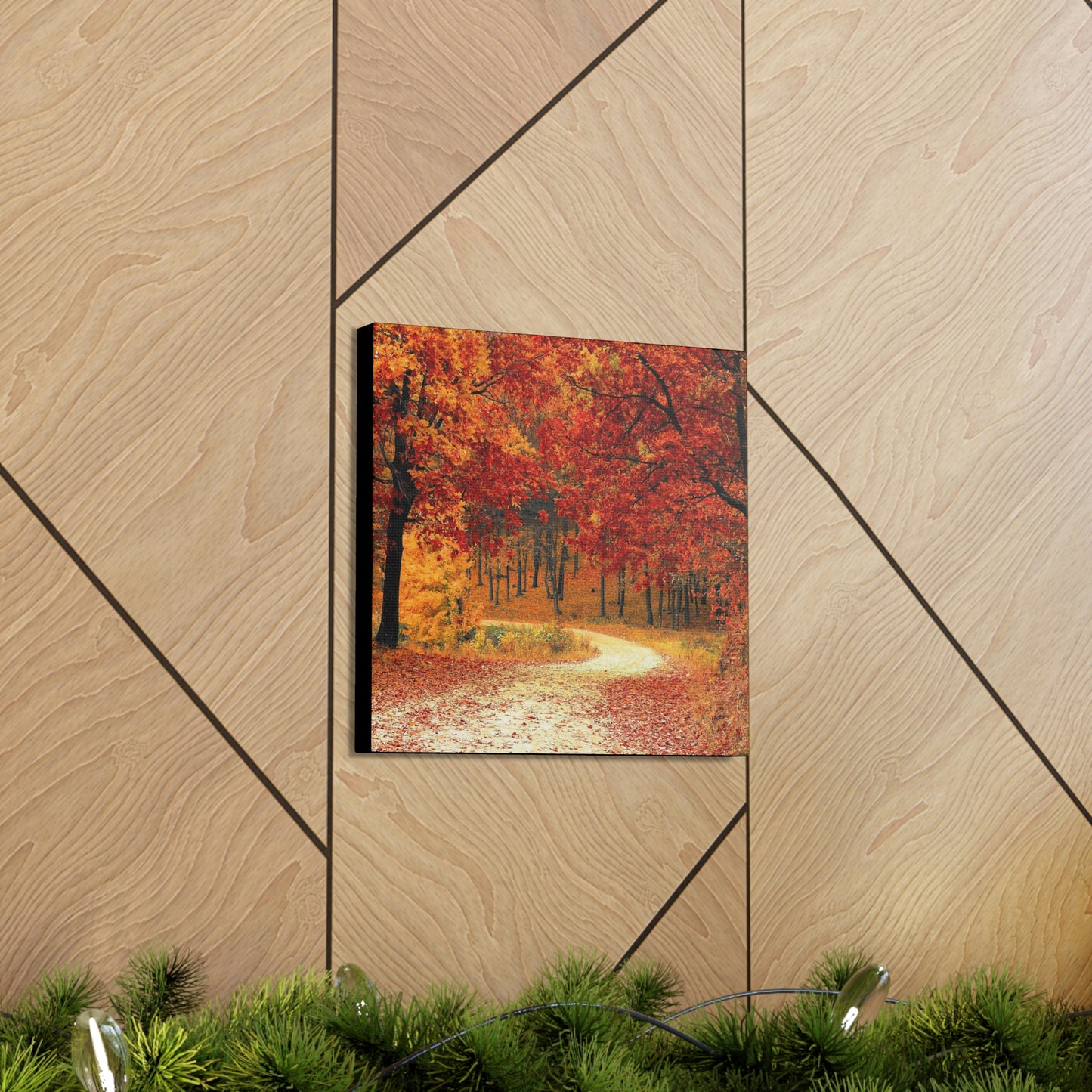 Fall Trail - Foliage forest - Canvas Gallery Wraps