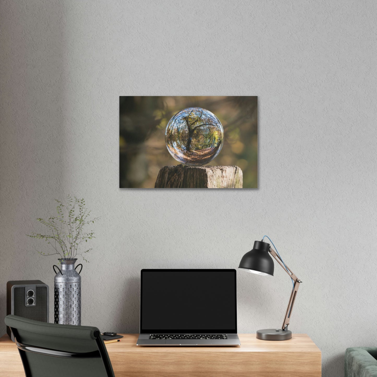Forest, Globe, Trees, Nature, Forest Globe - Polyester Canvas