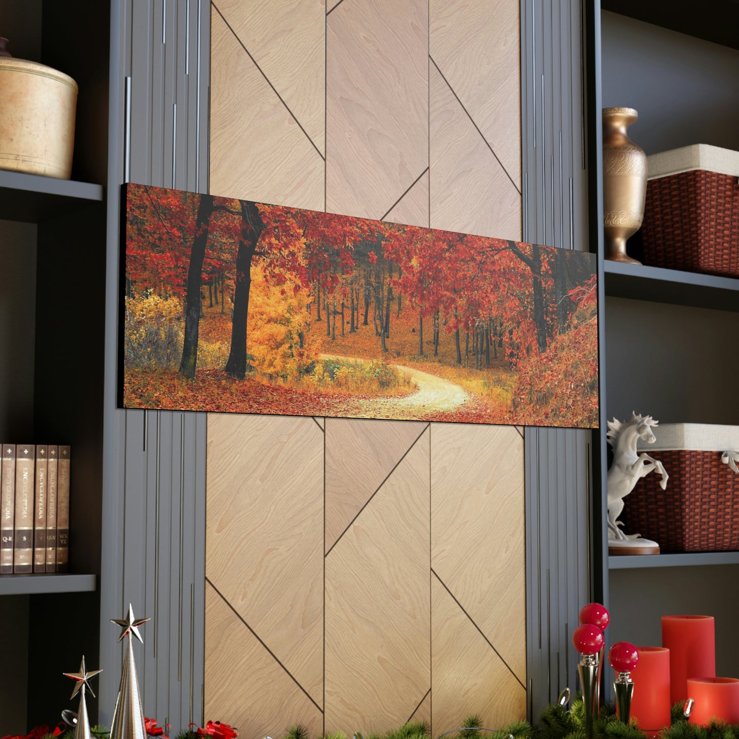 Fall Trail - Foliage forest - Canvas Gallery Wraps