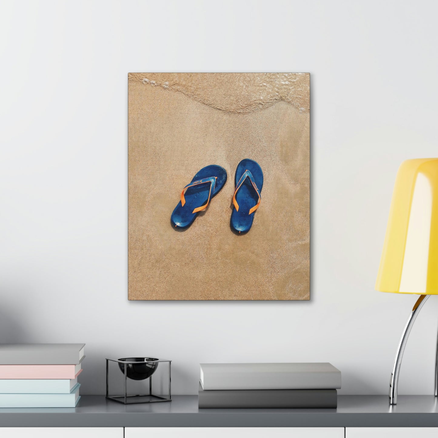Beachin flip flops - Canvas Gallery Wraps