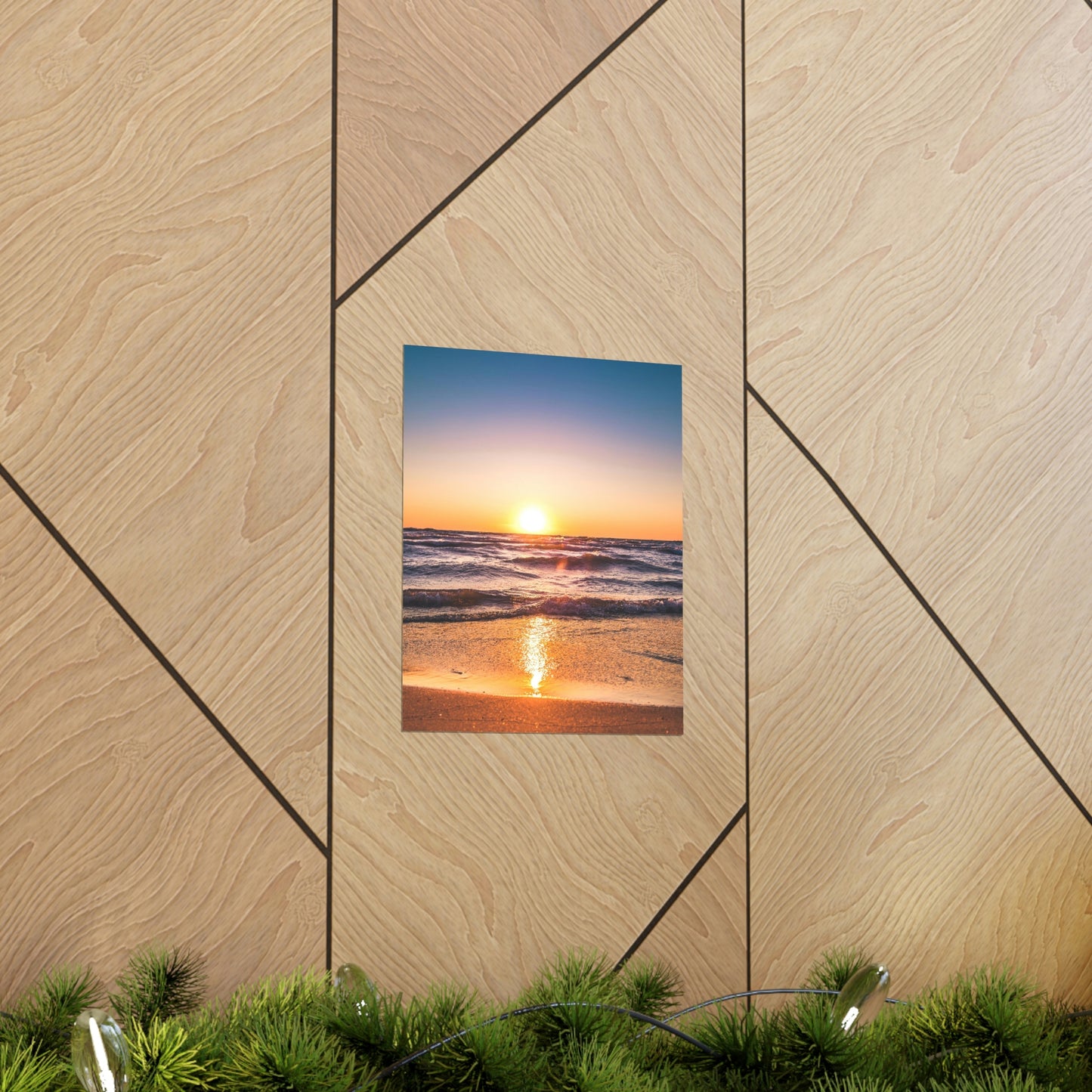Beach Sunset Premium Matte Vertical Posters