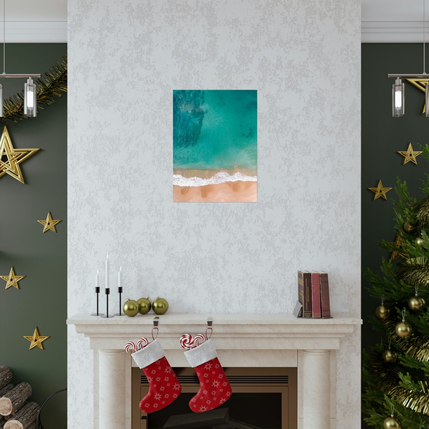 Beach Waves Matte Vertical Posters