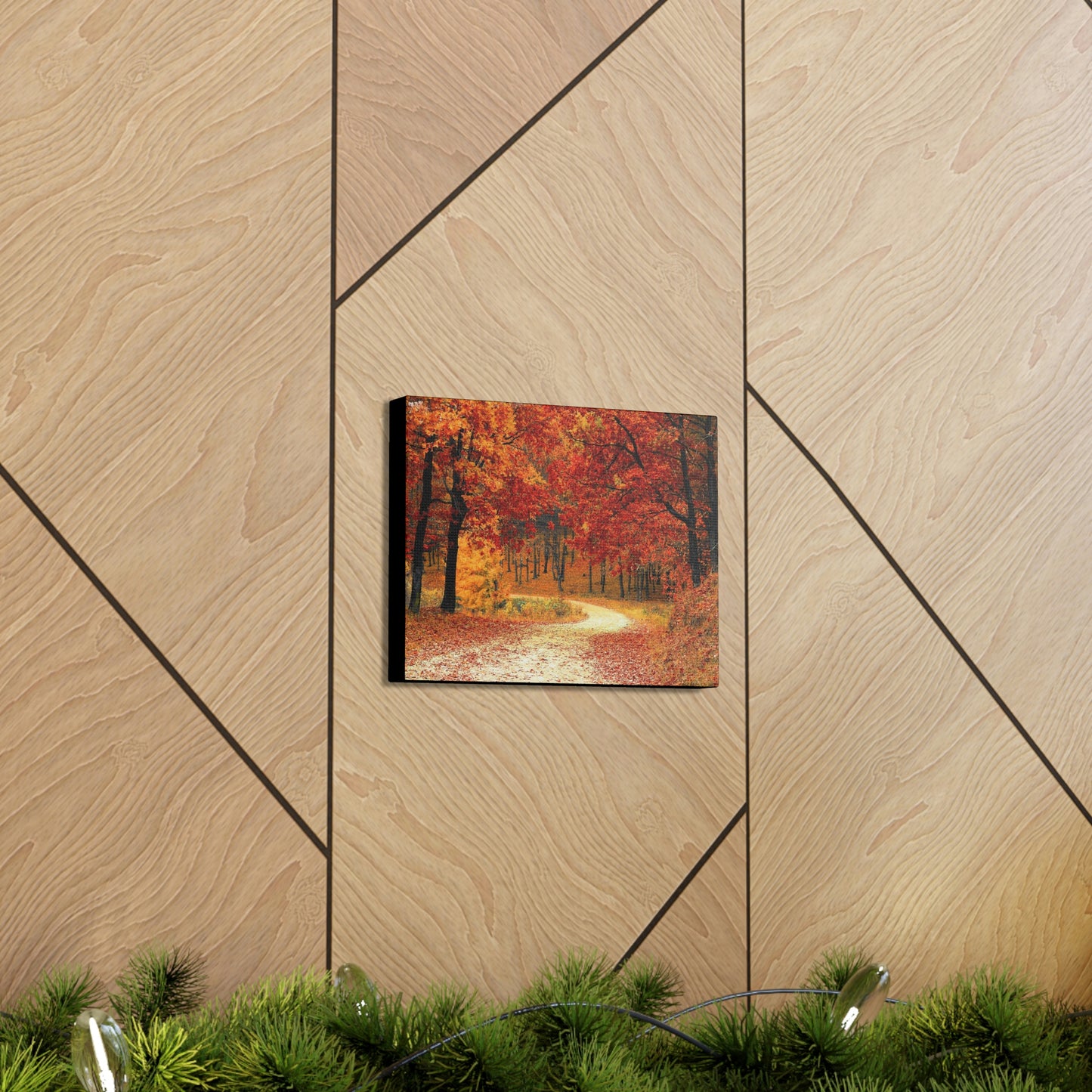Fall Trail - Foliage forest - Canvas Gallery Wraps