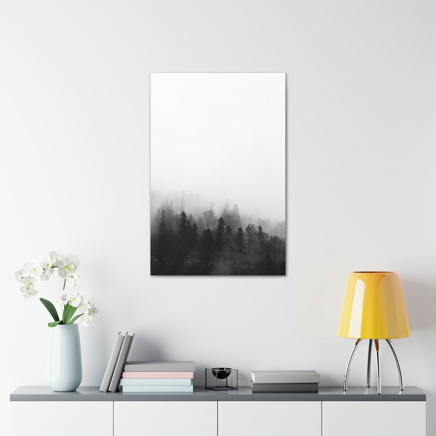 B&W Forest - Canvas Gallery Wraps