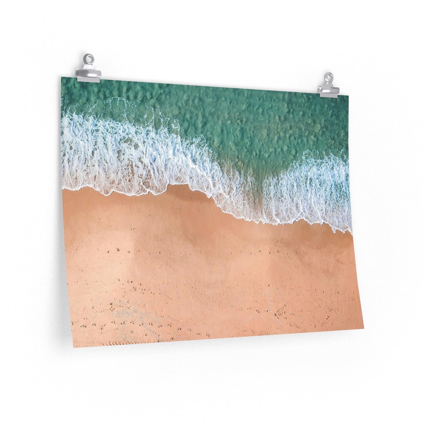 Beach Waves Premium Matte horizontal posters