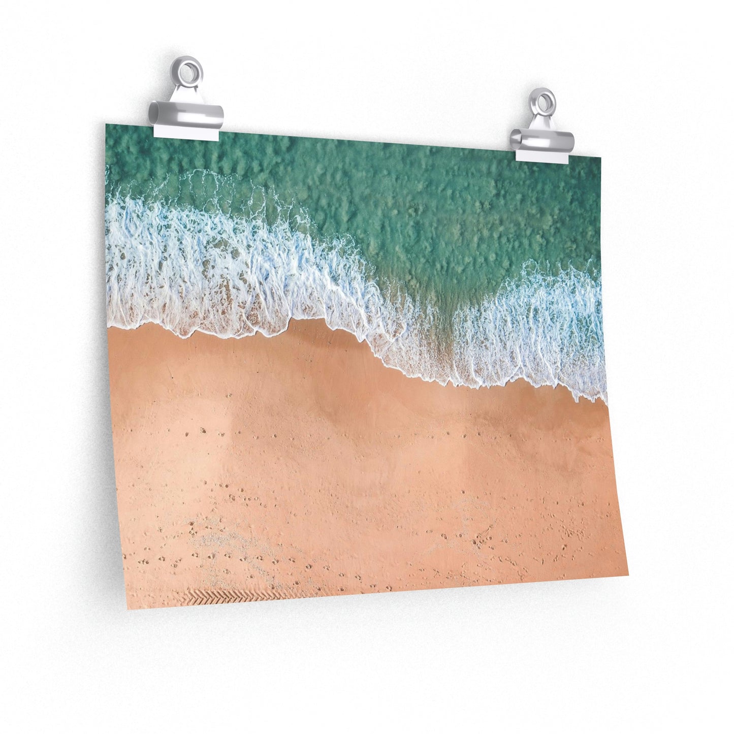 Beach Waves Premium Matte horizontal posters