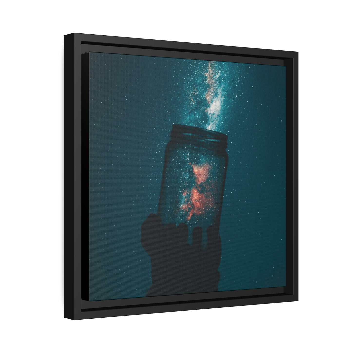 Star Catcher - Matte Canvas, Black Frame